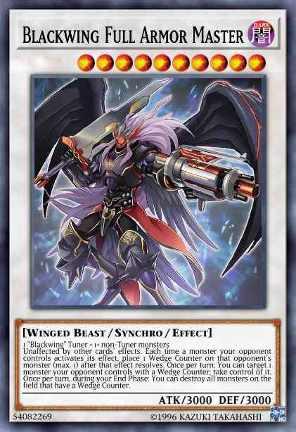 Yu-Gi-Oh! Blackwing Full Armor Master - LED3-EN023 - Ultra Rare - 1st Edition