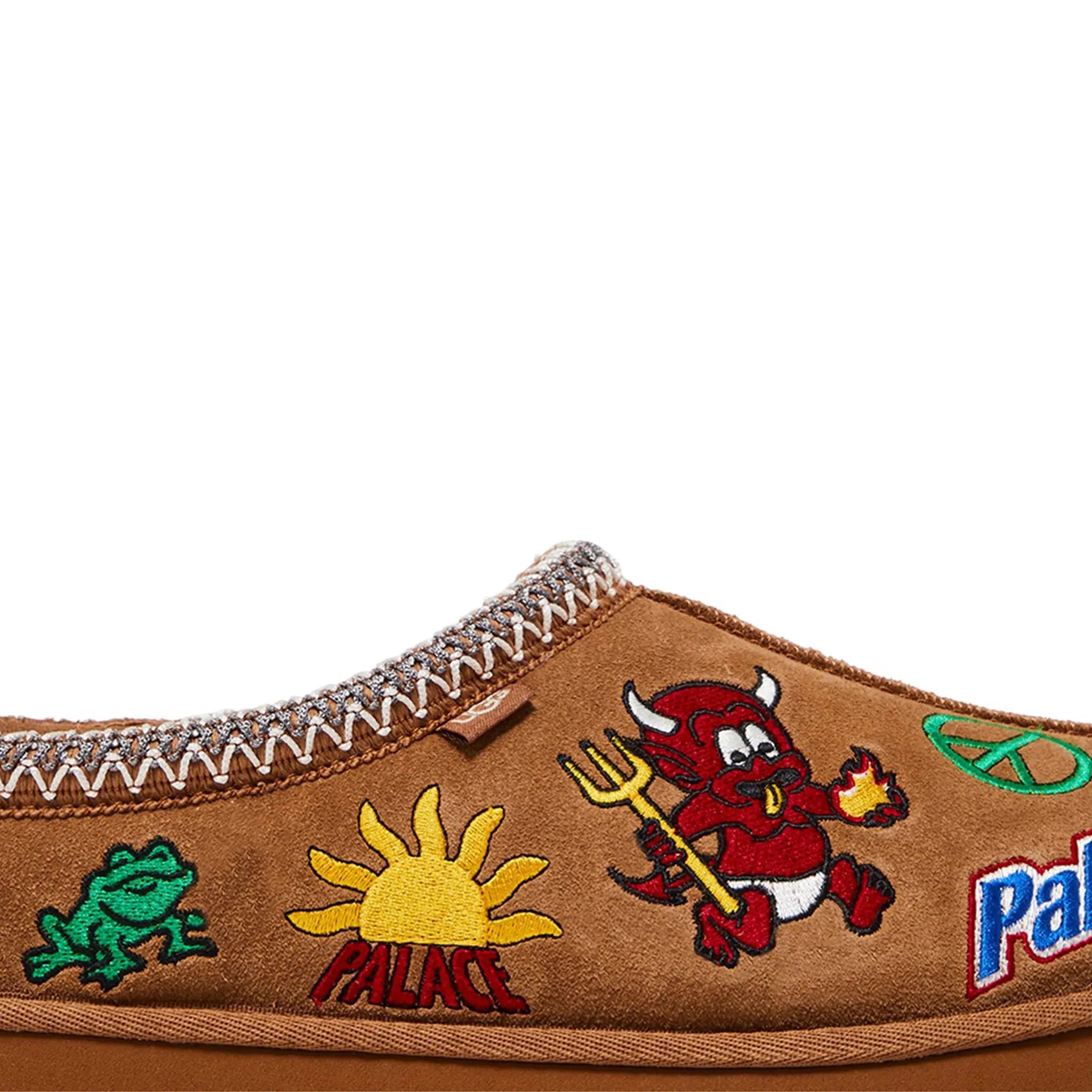 Palace x UGG Tasman Chestnut Slippers – Brown - view 5