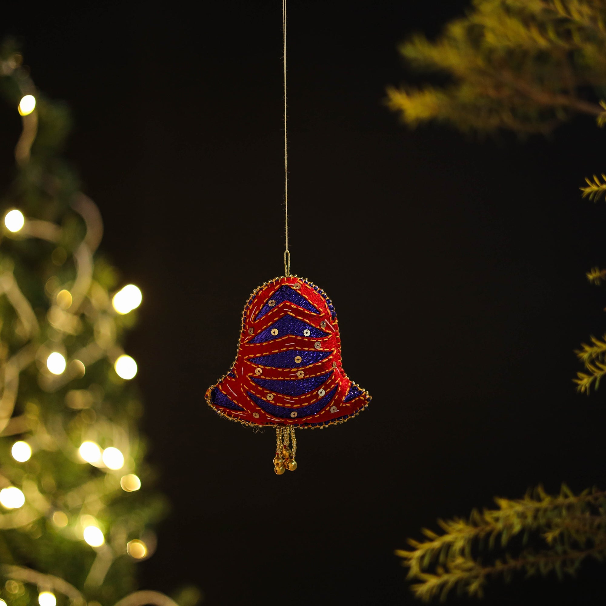 WITH LOVE BY KANIKA Bell Felt Ornament - Handmade Christmas Decor 30 - view 2