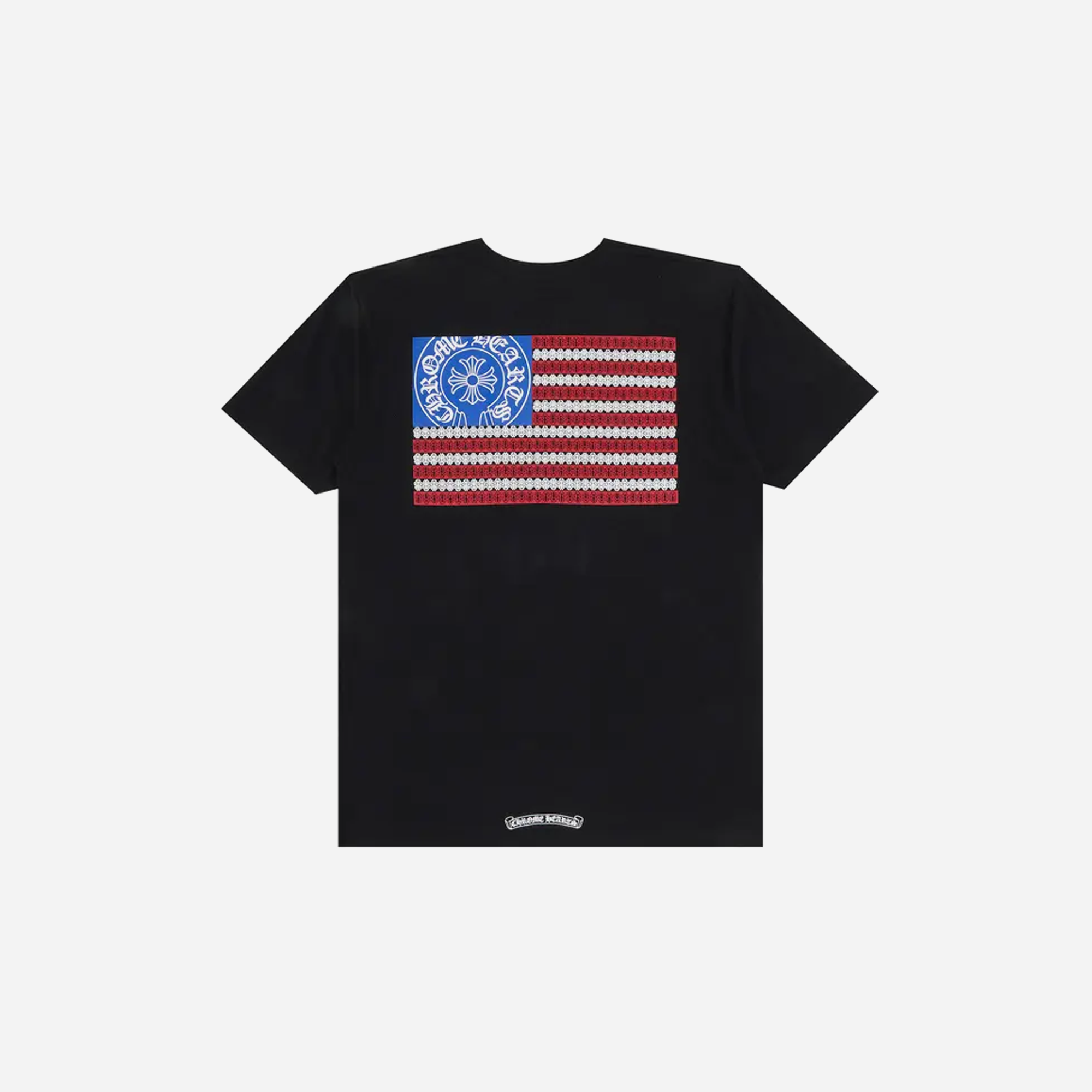Chrome Hearts American Flag T-Shirt 'Black' - view 2