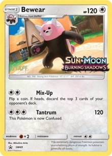 Staff promo smp-sm49 – Pokémon Bewear - SM49 - Staff Promo [smp-SM49] [Holo]