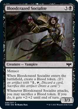 Bloodcrazed socialite 96 – Magic Bloodcrazed Socialite [96] [Innistrad: Crimson Vow] [Non-Foil]