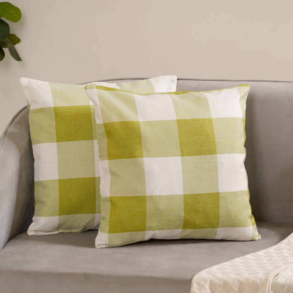 Nestasia Checked Cushion Cover Set of 2 - view 5