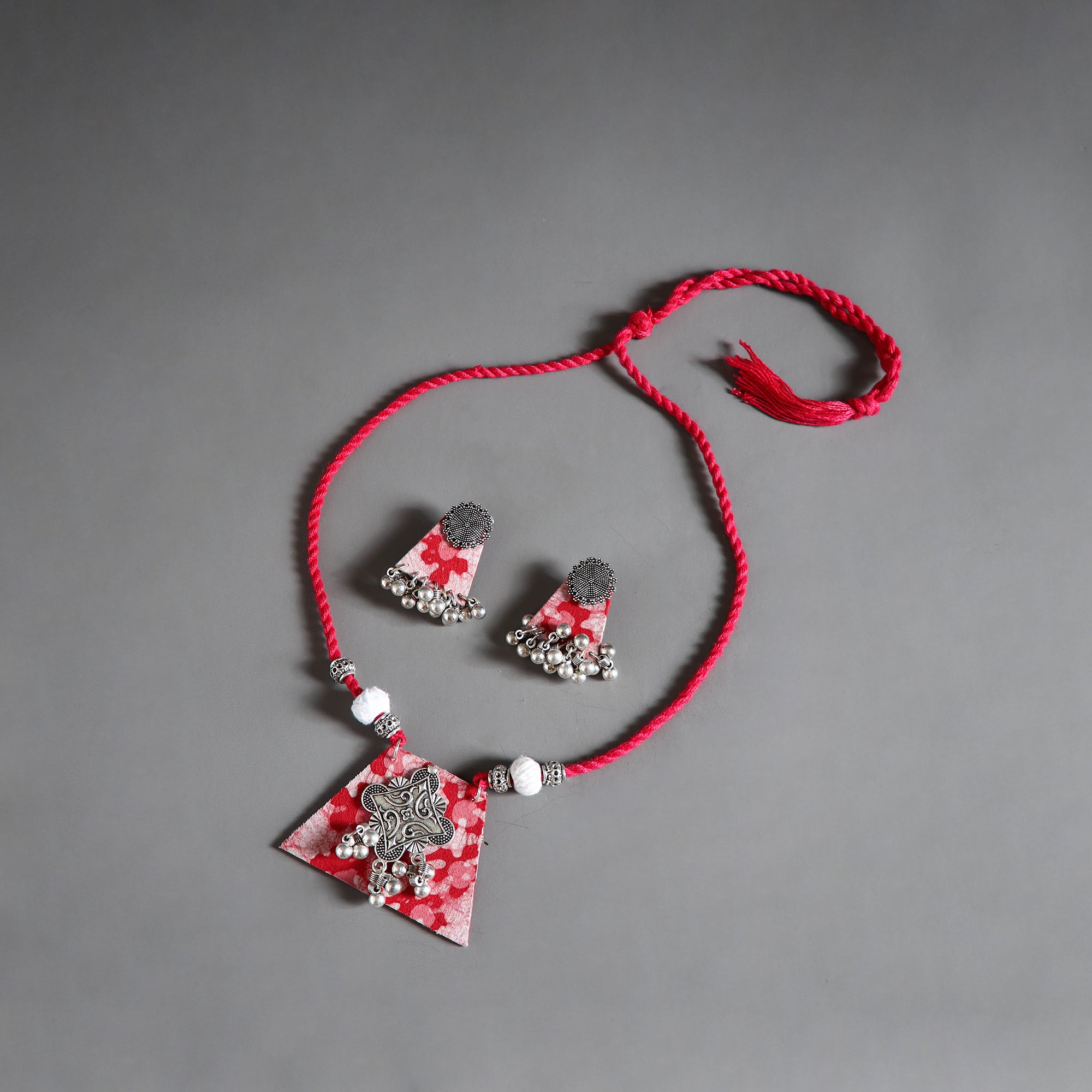 JALPARI Fabart German Silver Necklace Set 03 - view 2