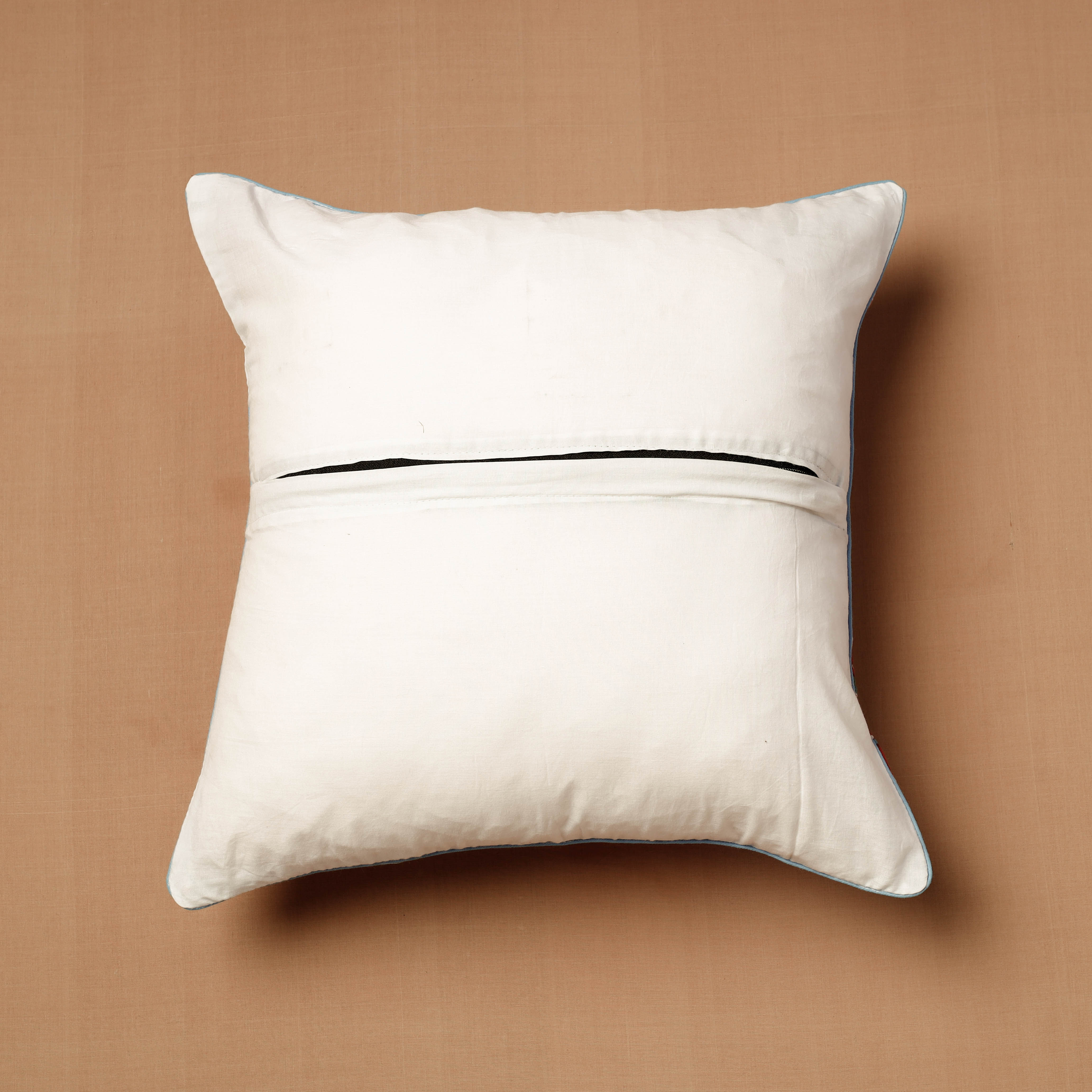 HAVELI CHRONICLES Brown - Sanganeri Block Printed Cotton Cushion Cover (16 x 16 in) - view 3