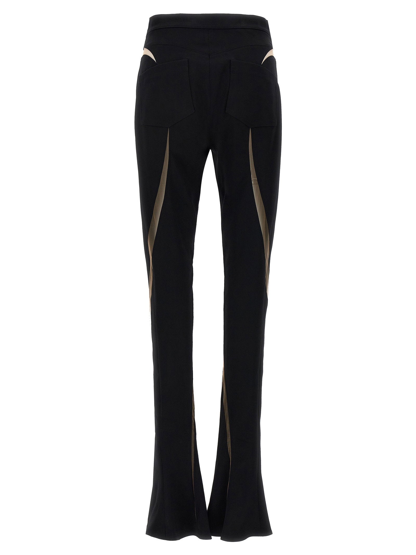 Mugler Mesh Insert Leggings – 96% viscose, 4% elastane - view 2