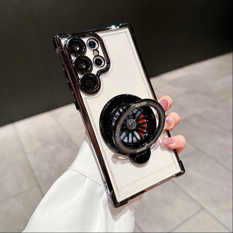 Million Cases Galaxy S25 Series Electroplated Rotating Gyro Magnetic Case - view 9