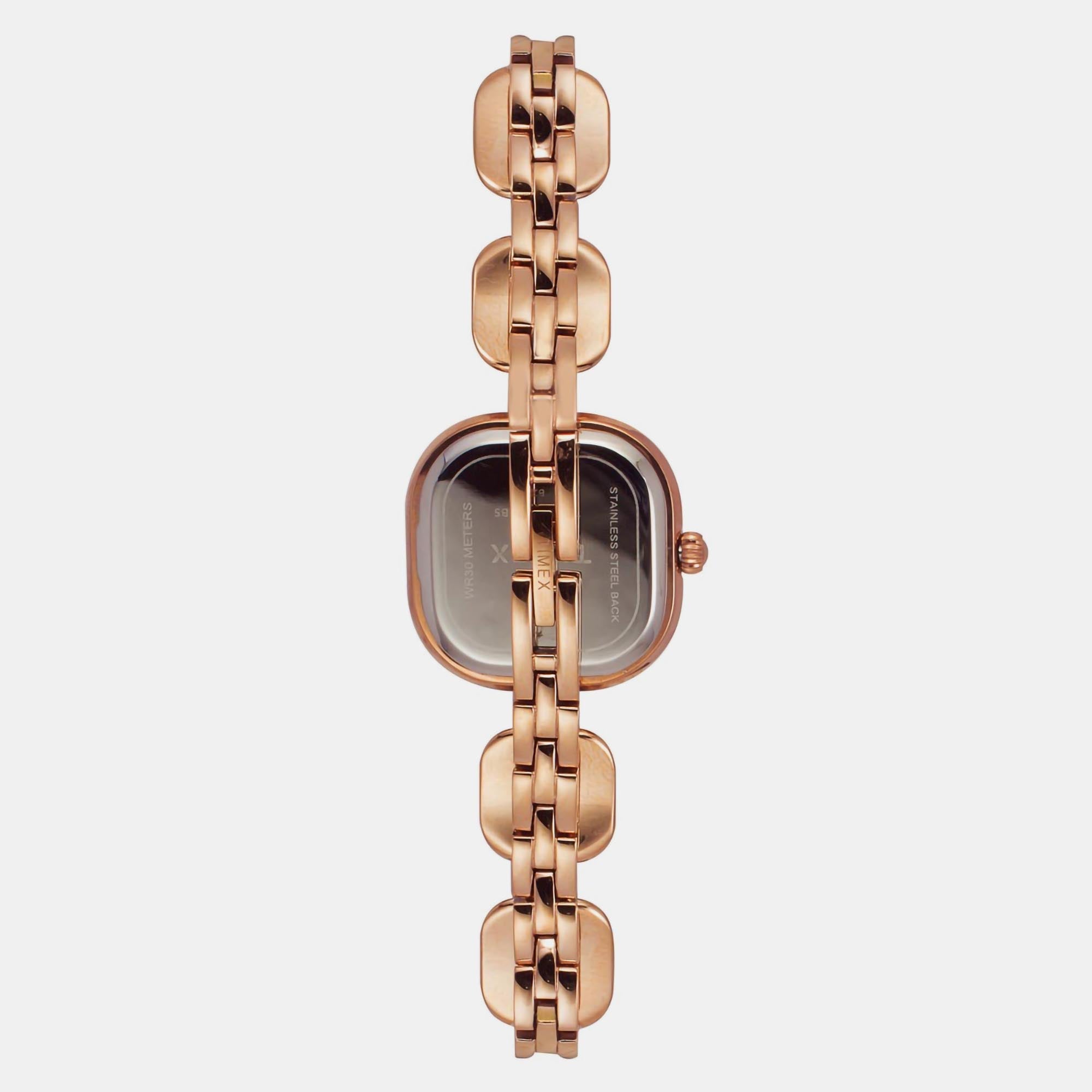 Timex Fria Women Quartz Mother Of Pearl Dial Analog Brass Watch TWEL17100 - view 4