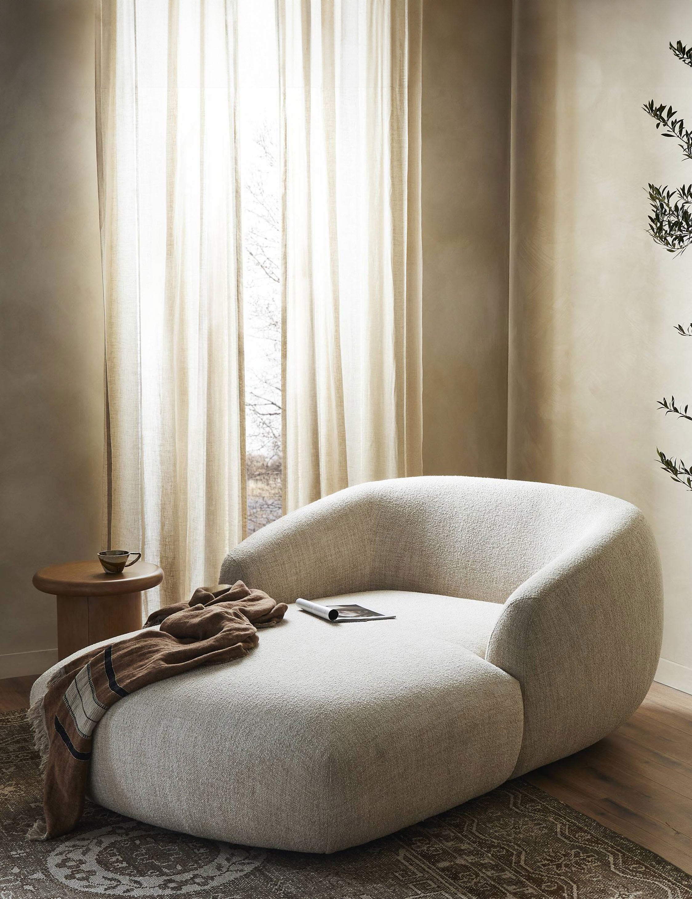 Lulu and Georgia Casimira Chaise – Tan - view 2