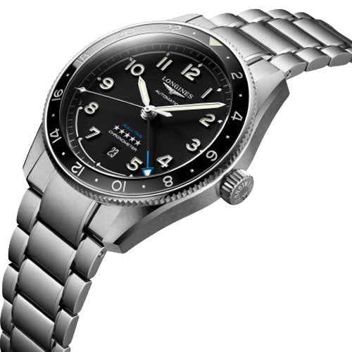 Longines Spirit Zulu Time Black Matt Dial Men 42mm - view 2