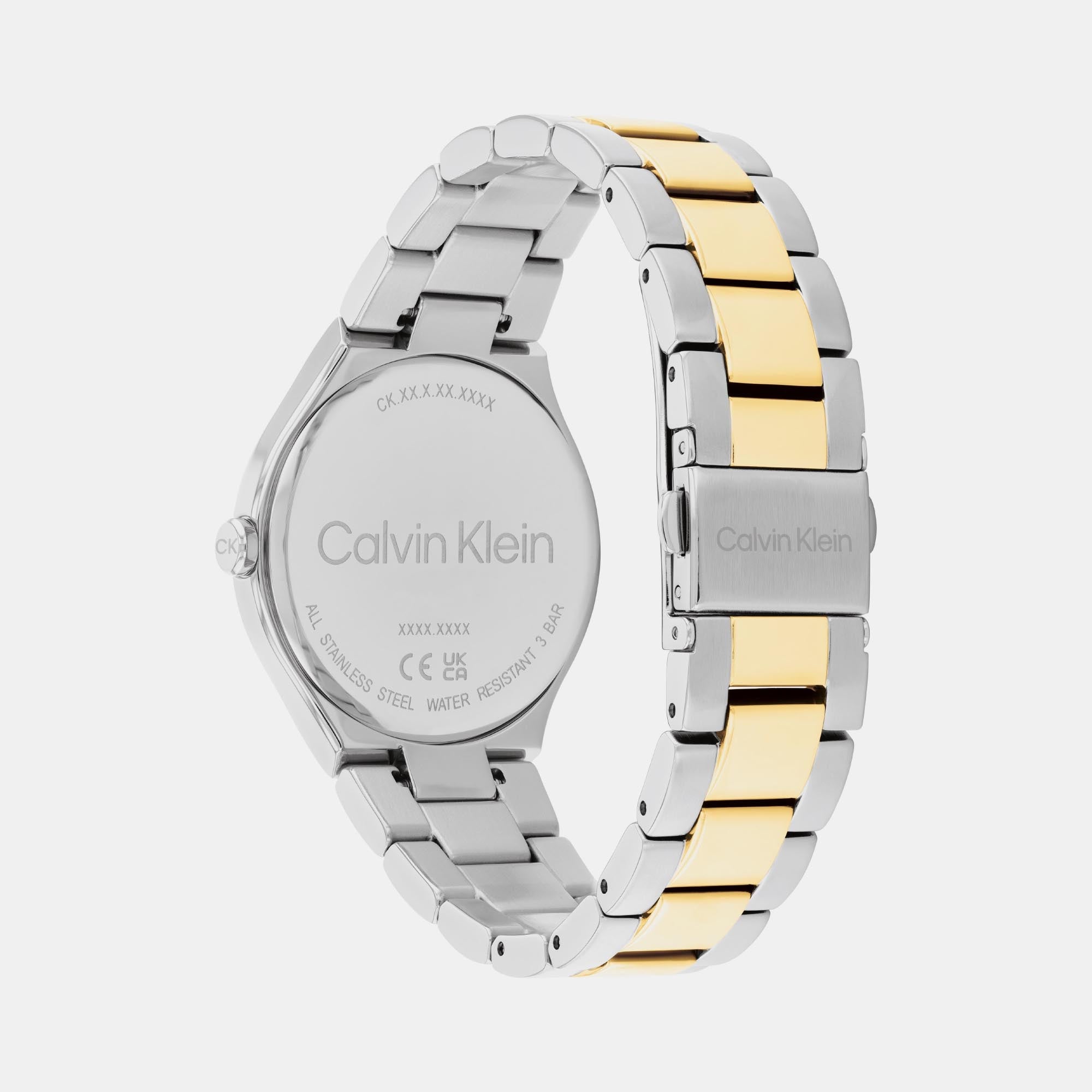 Calvin Klein Admire Women Quartz Gold Dial Analog Stainless Steel Watch 25200366 - view 2