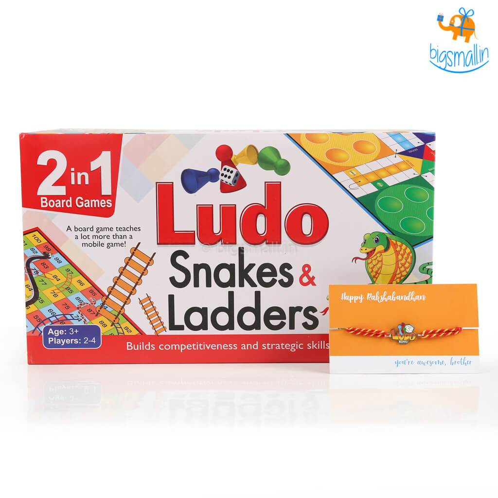 Bigsmall Ludo Rakhi Gift for Kids