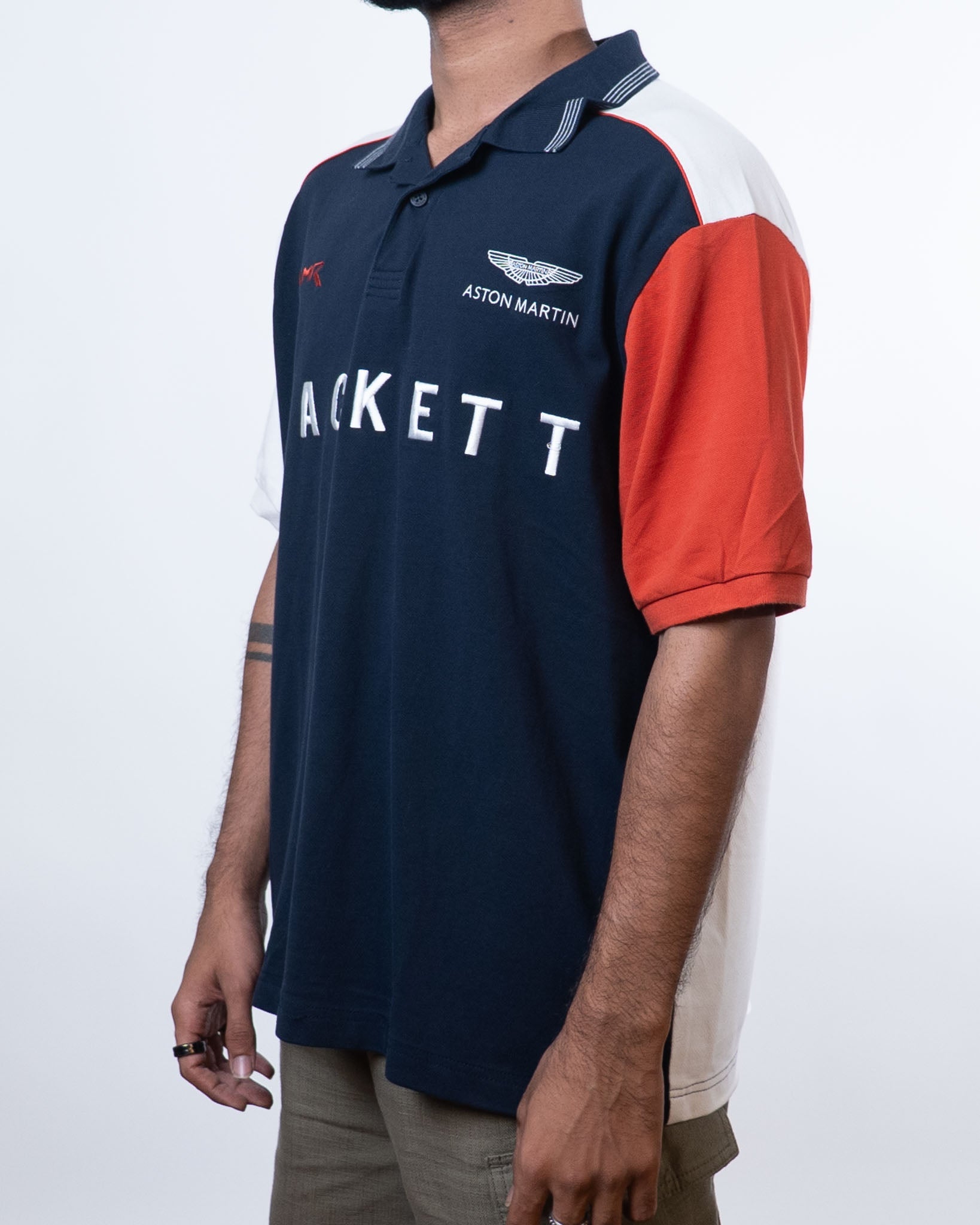 Hackett Aston Martin Navy Blue Polo - view 2