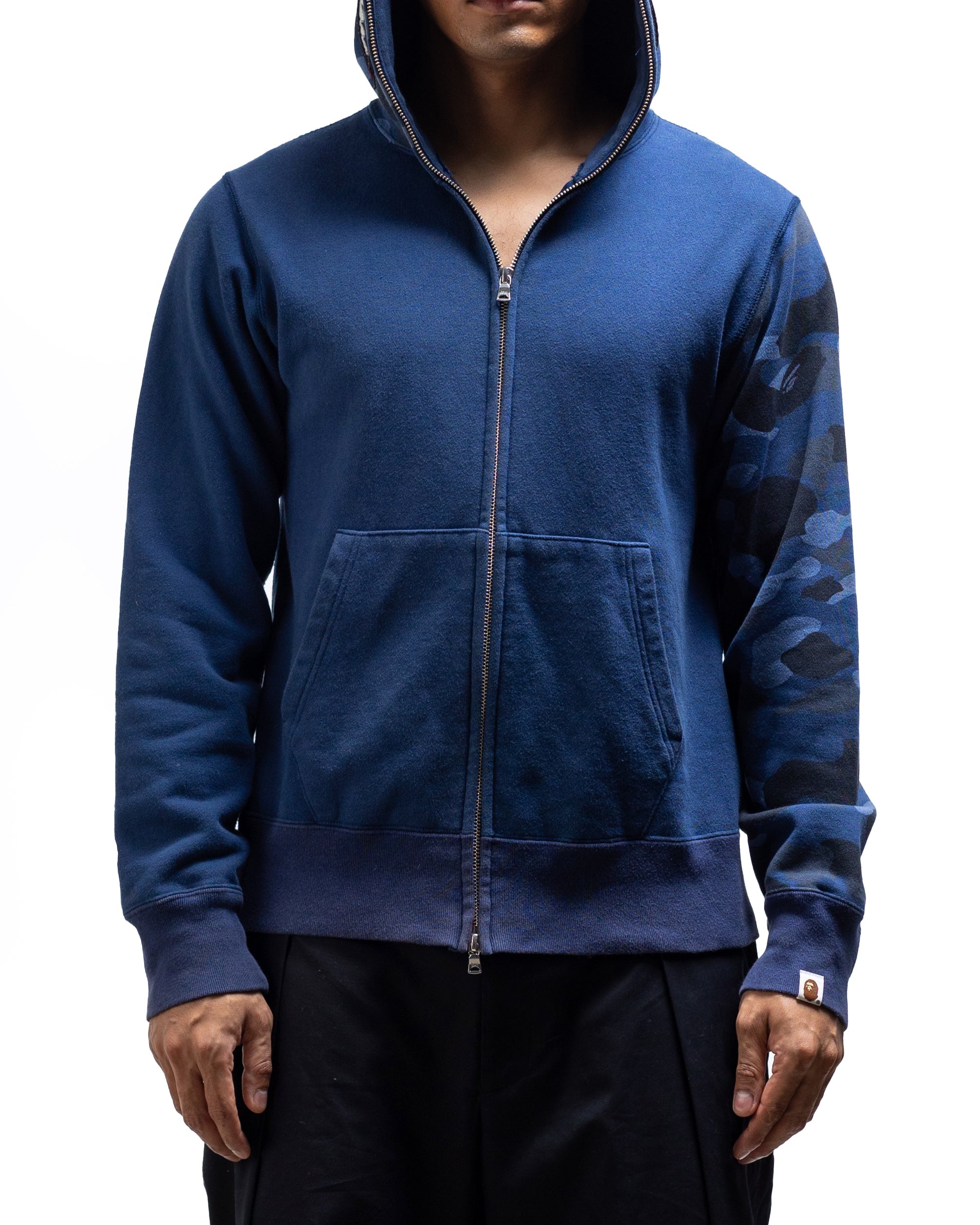 AAPE BY BATHING APE Bape Zip Up Hoodie - Blue