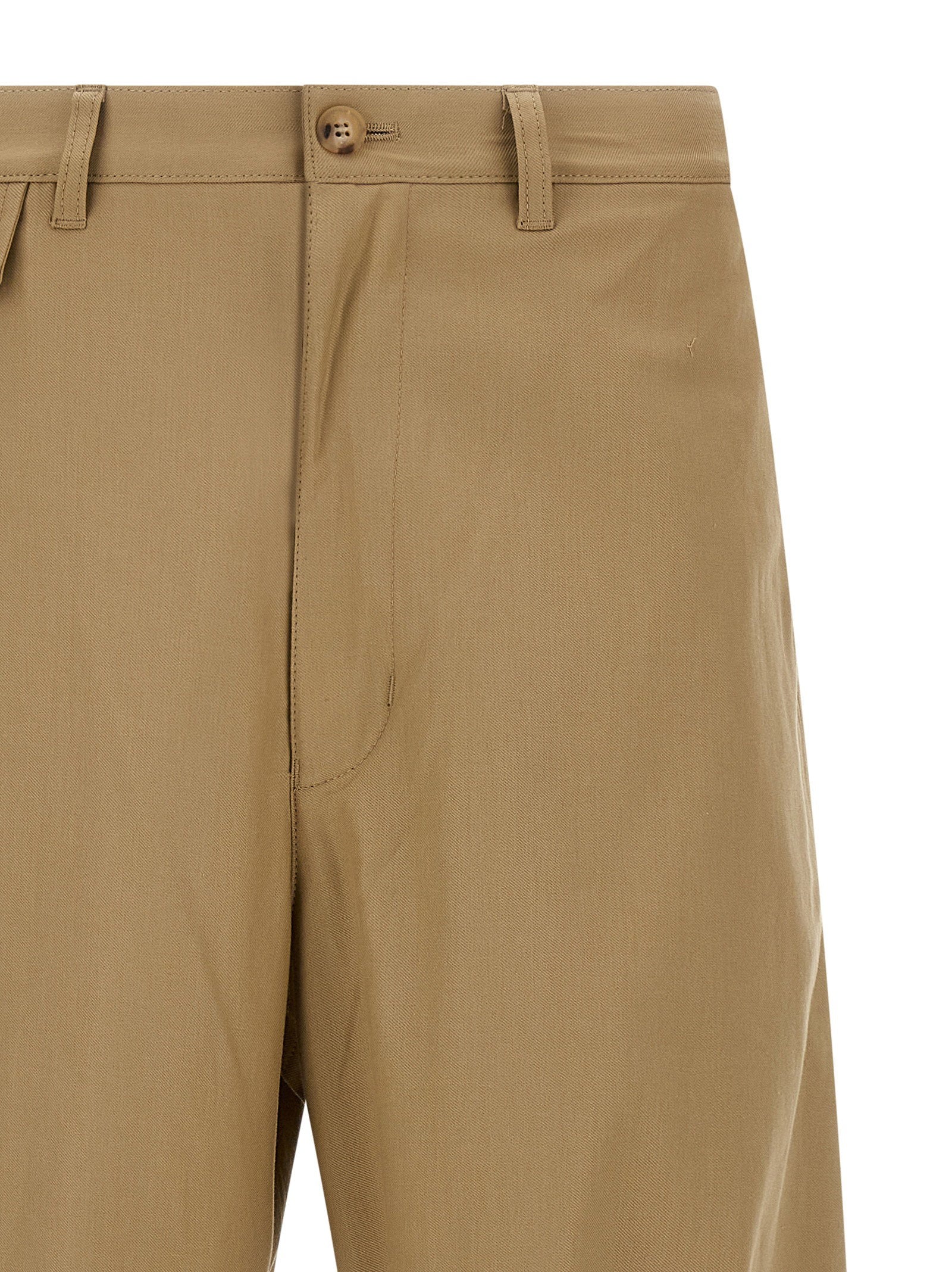 Comme Des Garҫons Homme Curved Leg Pants – 100% cotton - view 3
