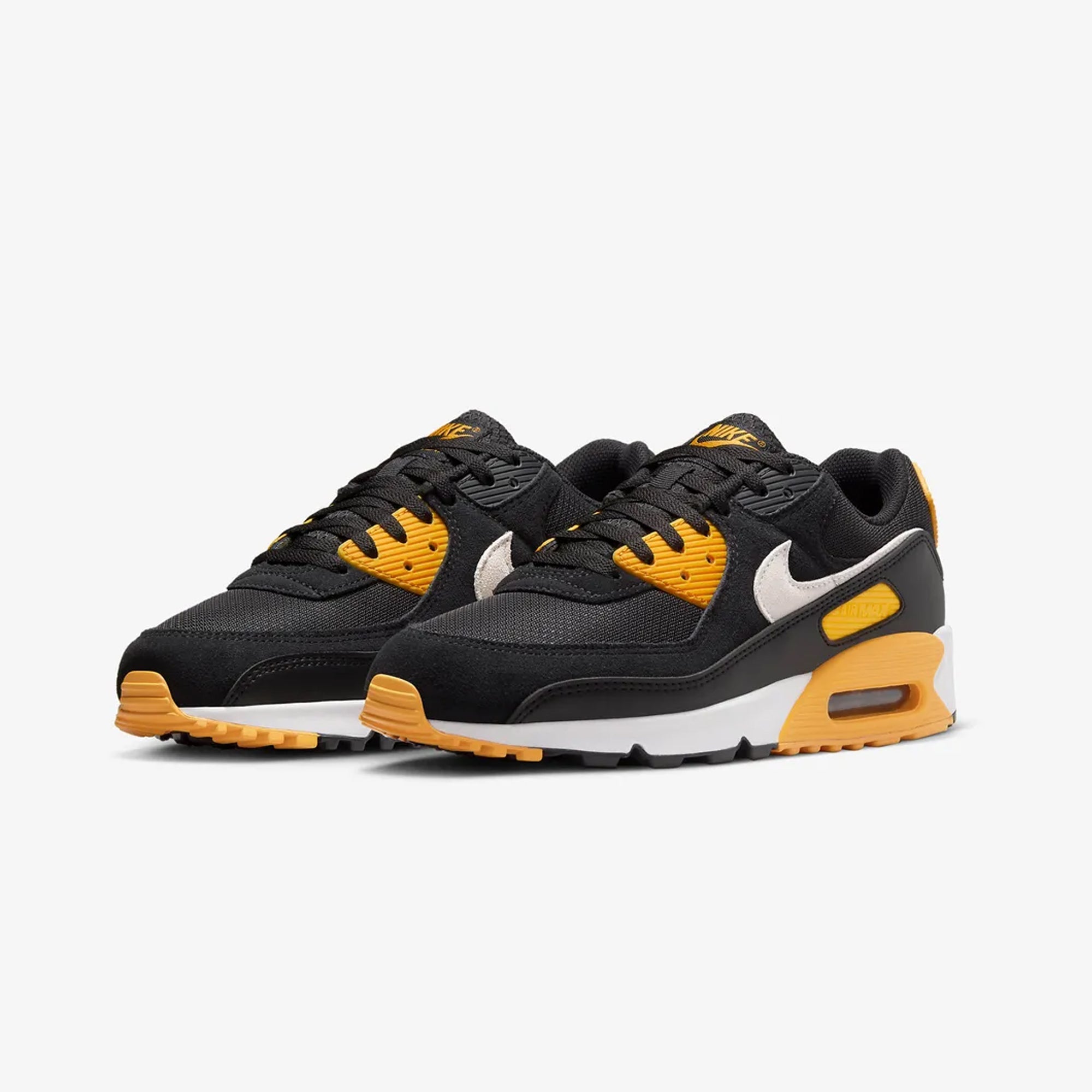 Nike | AIR MAX 90 { BLACK/WHITE-UNIVERSITY GOLD - view 2