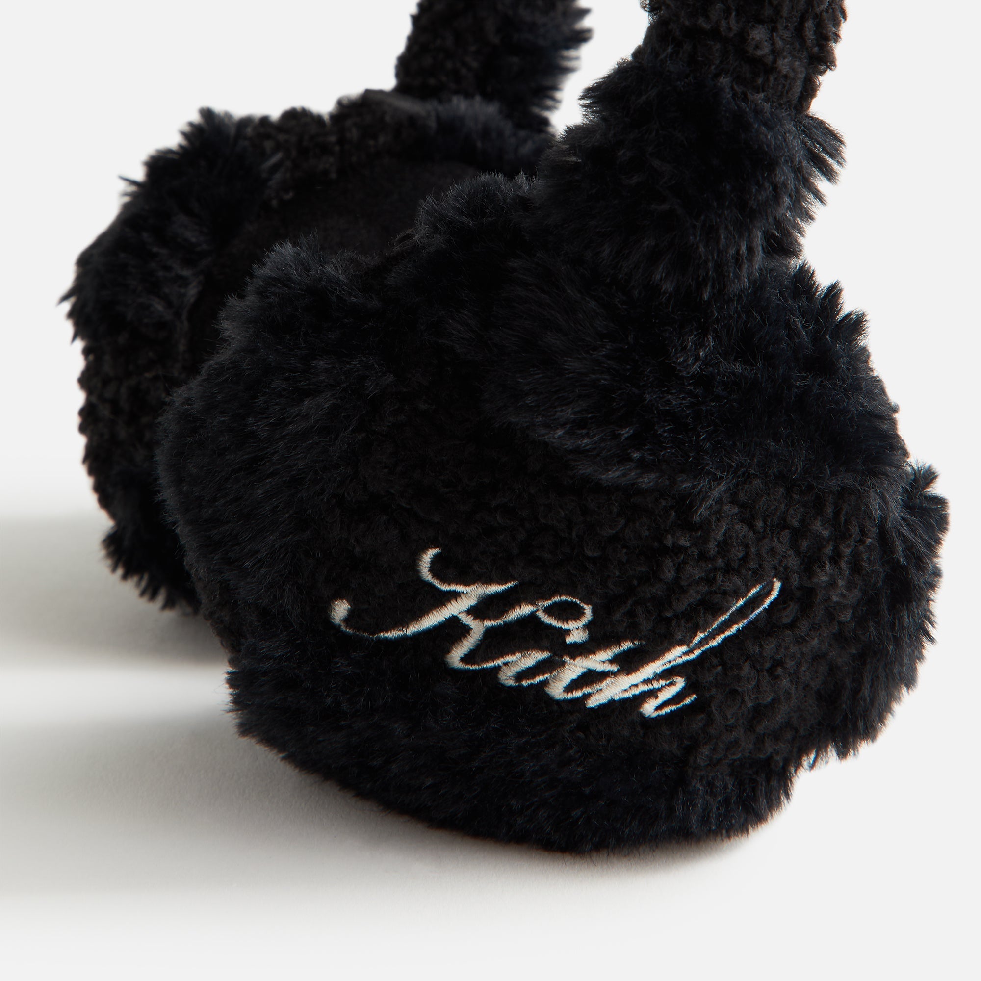 Kith Women Monogram Sherpa Ear Muff - Black - view 4