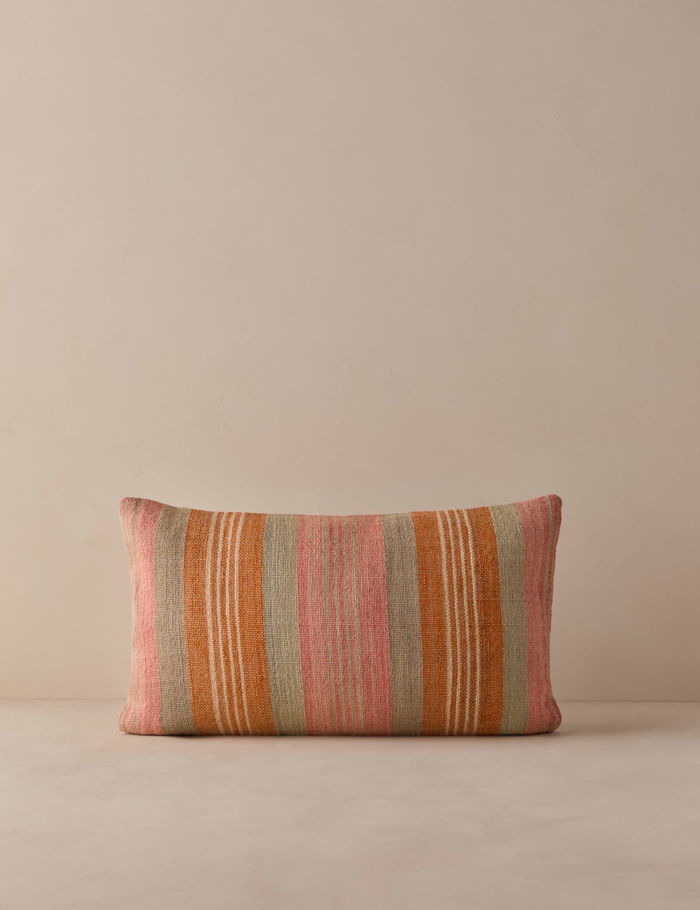 Lulu and Georgia Vintage Lumbar Pillow No. 344, 12" x 20"