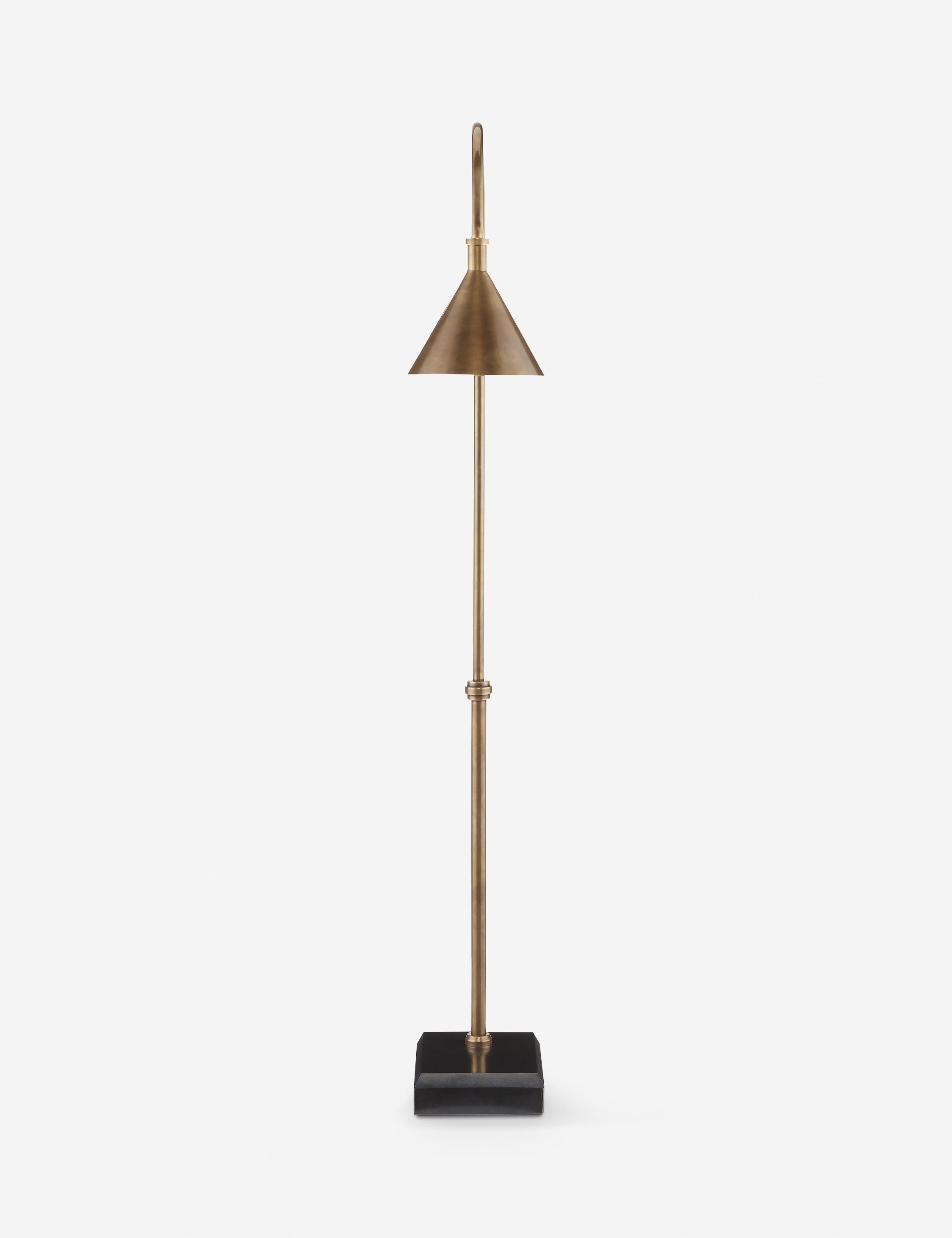 Lulu and Georgia Watson Floor Lamp – Vintage Brass and Black - view 2