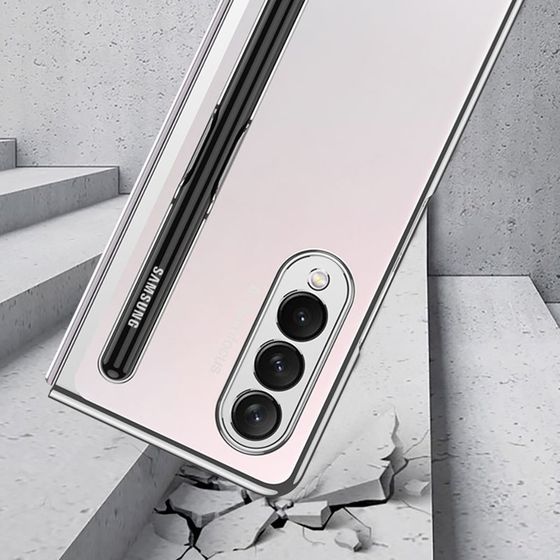 Samsung Galaxy Z Fold4 Transparent Pen Slot Folding Case - view 6