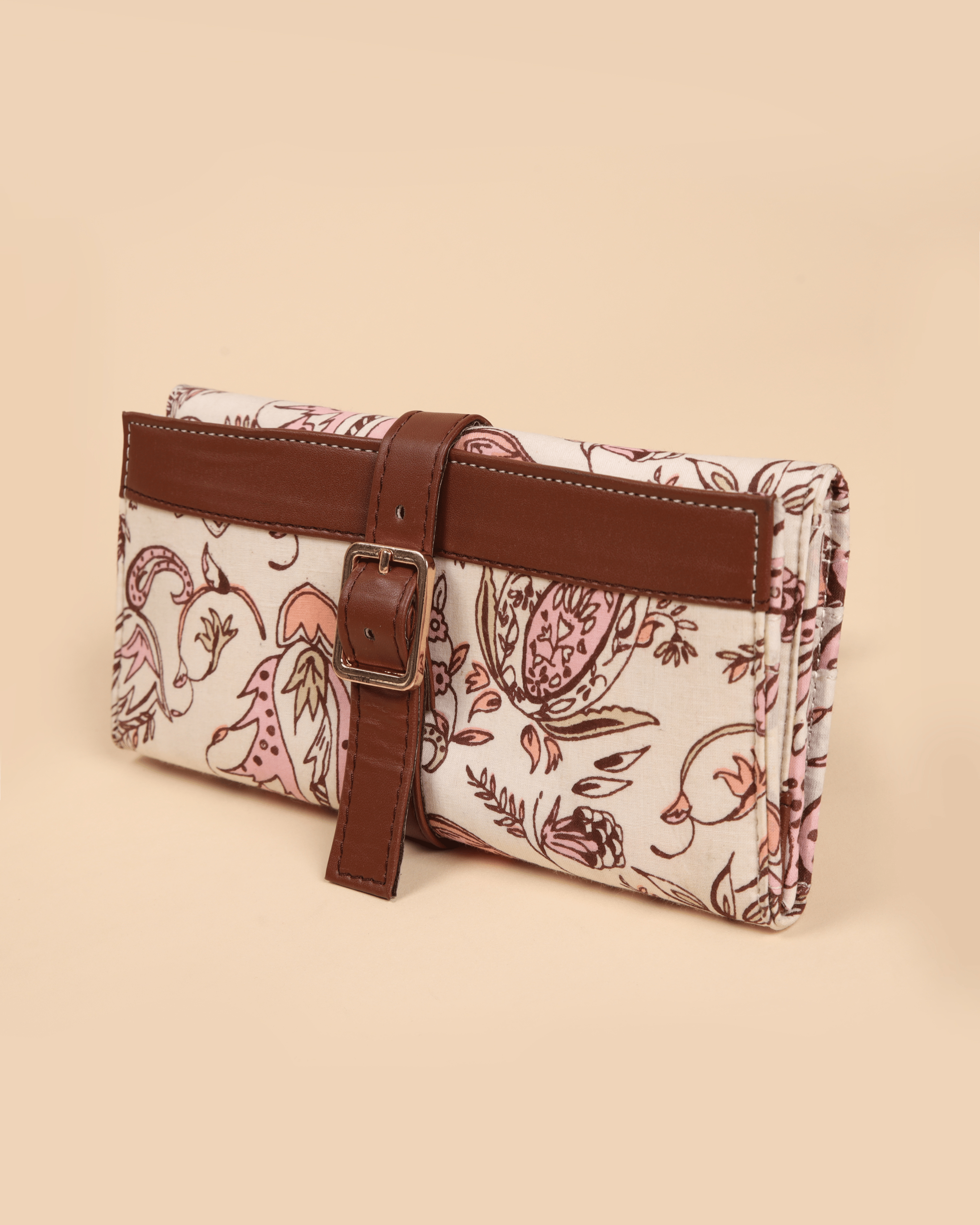 Aachho Blush Pearl Handblock Wallet