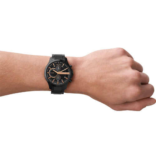 Armani Exchange Hampton Black Dial Men 46mm - view 2