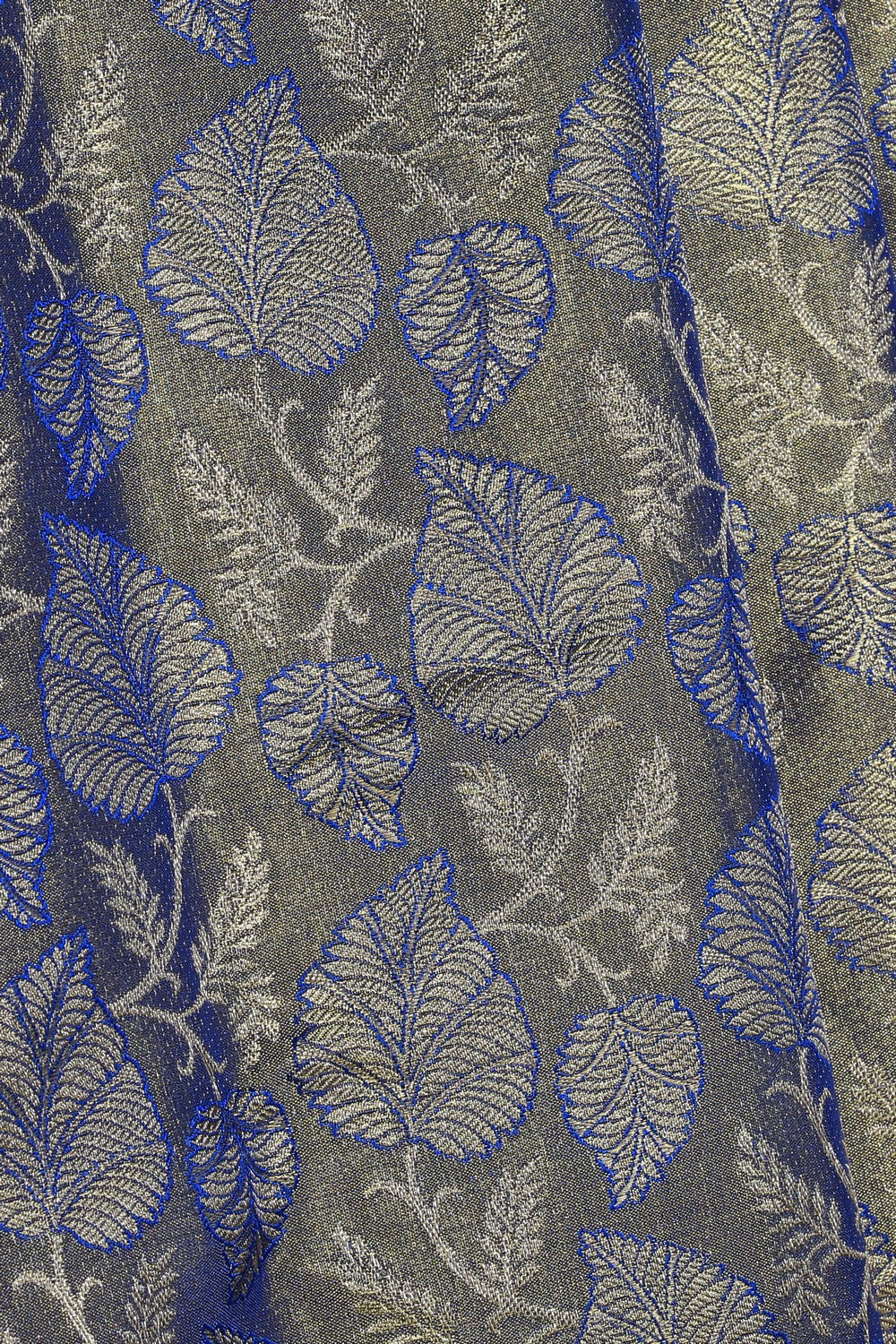 Kalanjali Kanchipattu Brocade Blue Saree – Women's - view 2