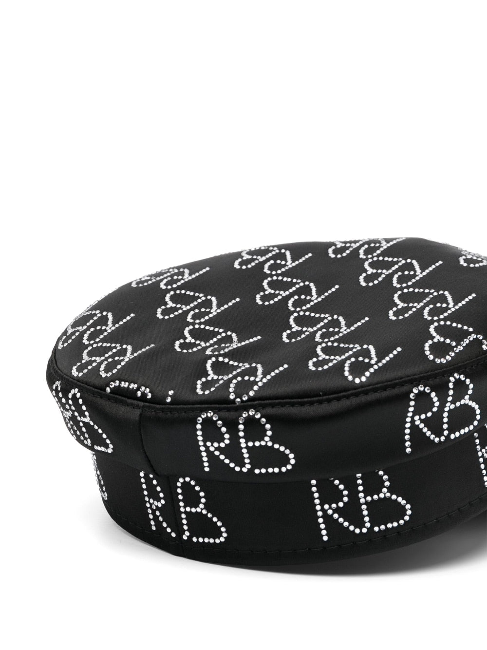 Ruslan Baginskiy crystal-embellished Baker Boy Hat - view 2