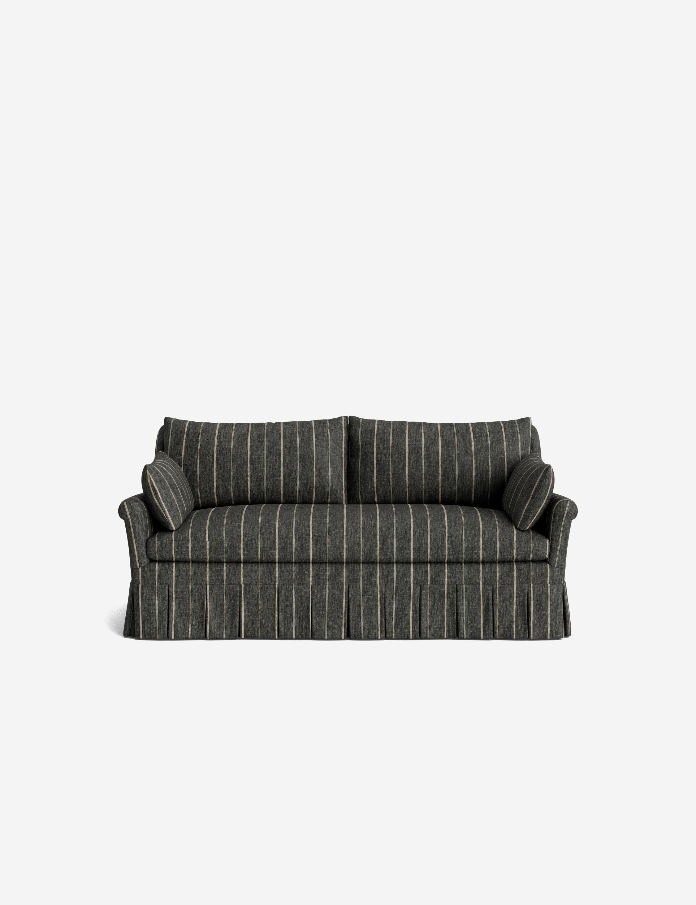 Lulu and Georgia Portola Rolled Arm Pleated Sofa - view 91