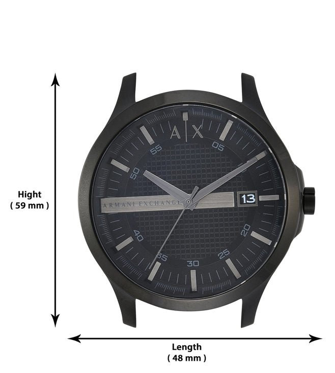 Armani Exchange Hampton Black Dial Men 46mm - view 2