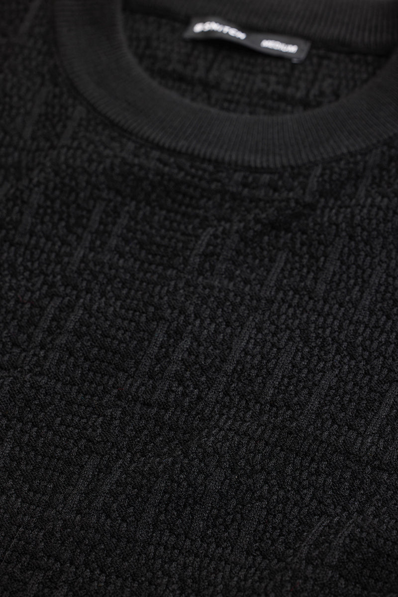 SNITCH Black Knitted Sweater - view 2