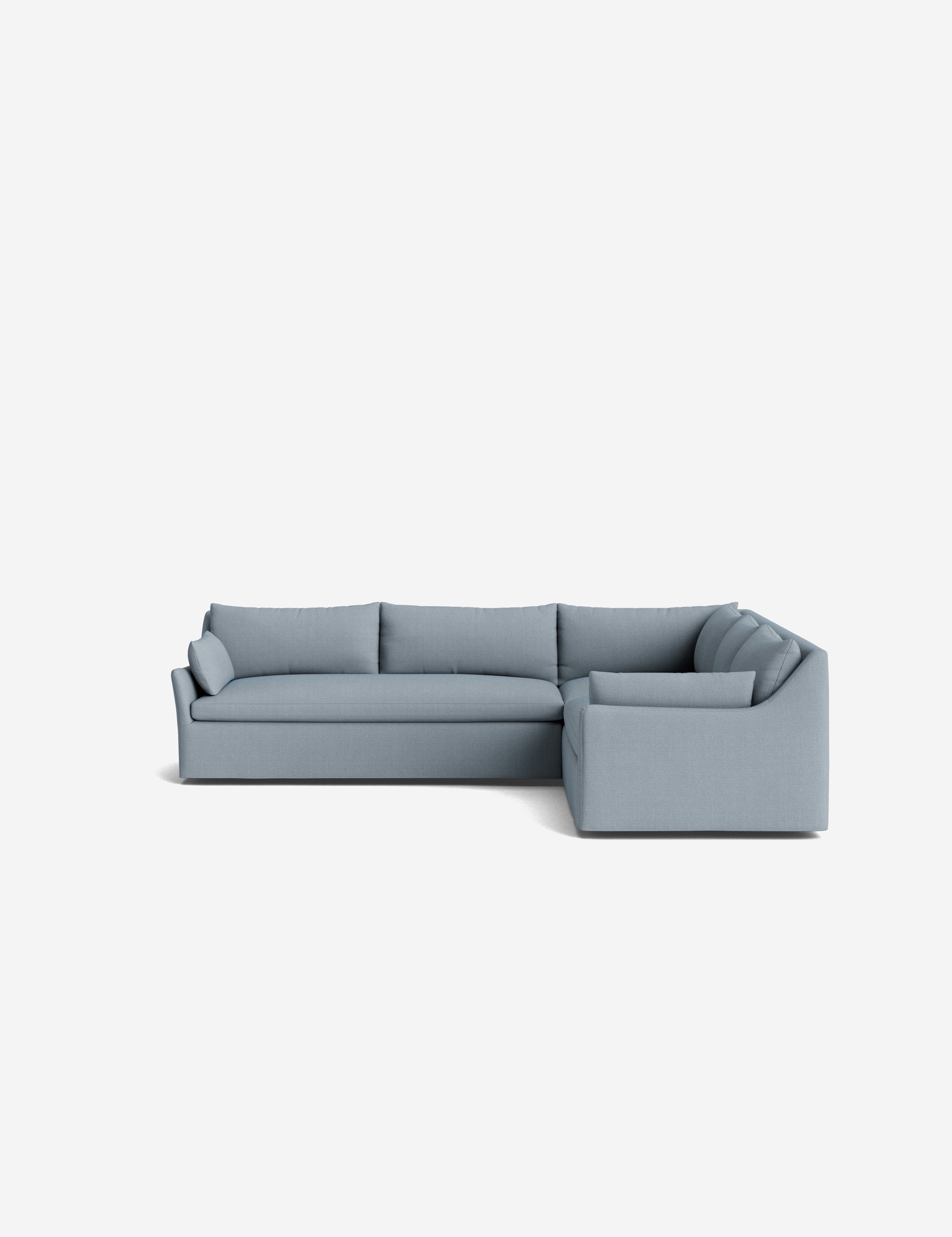 Lulu and Georgia Portola Luxe Depth Slipcover Corner Sectional Sofa - view 205