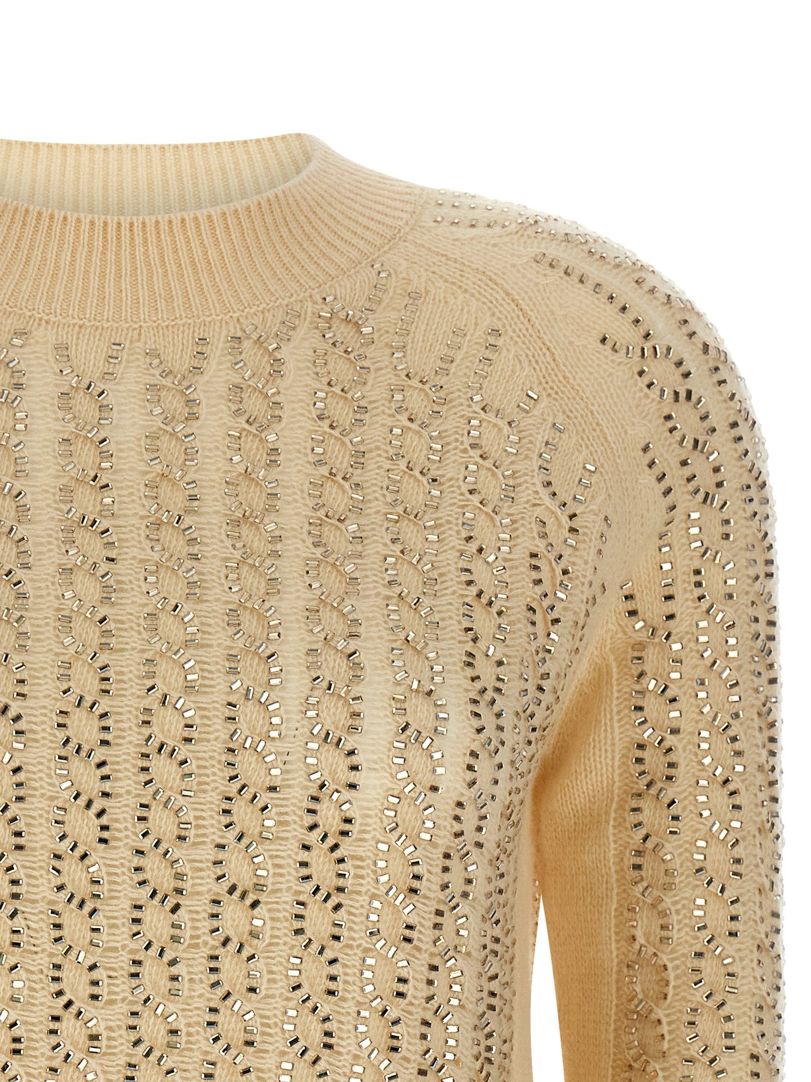 Ermanno Scervino Baguette Studded Sweater - view 3