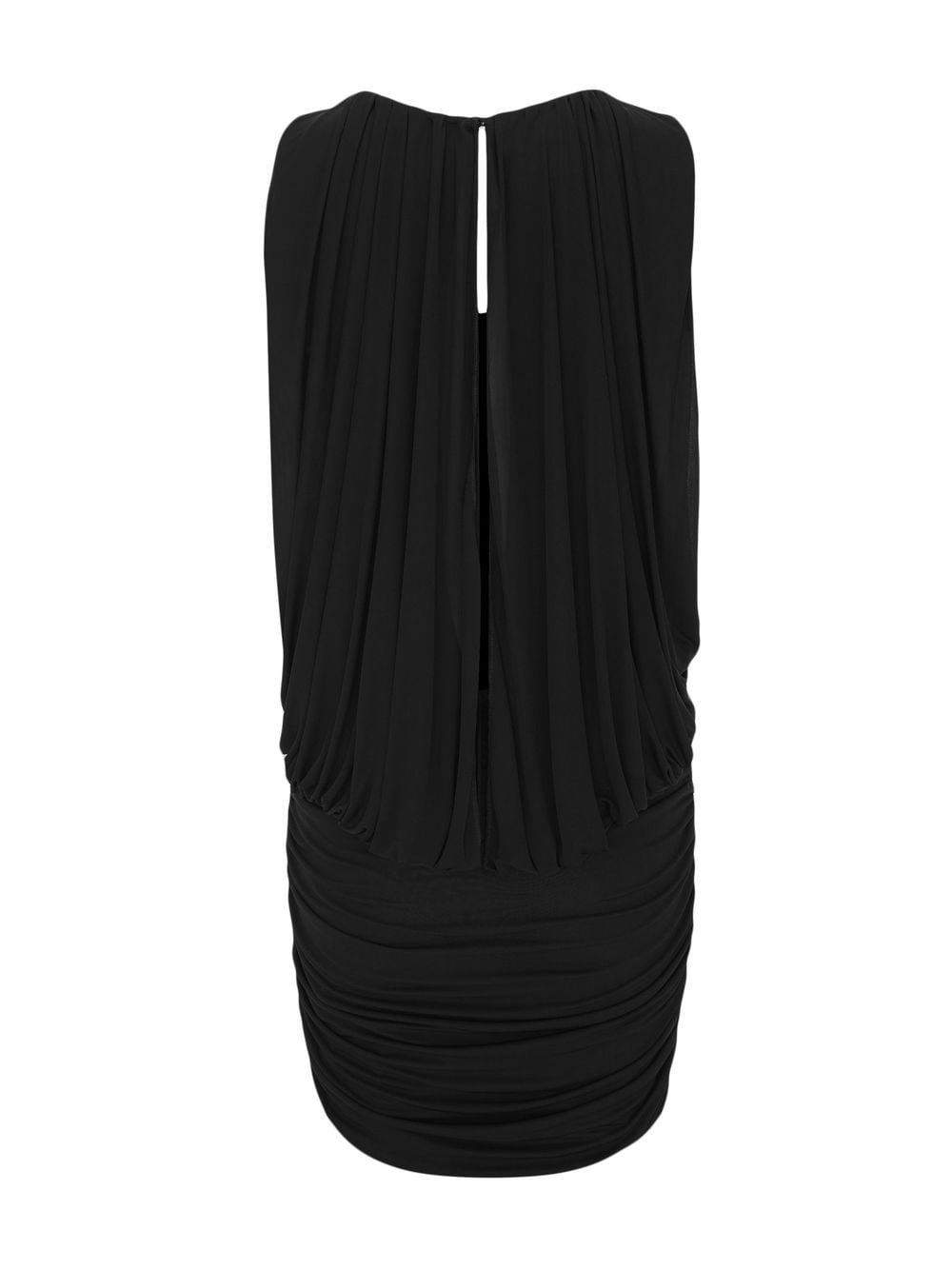 Saint Laurent Sleeveless Draped Minidress - view 2