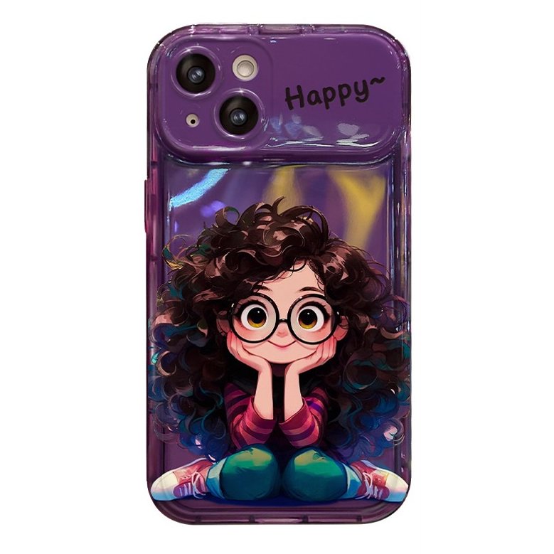 Peeperly Cute Girl Mirror Case with Charm - view 3