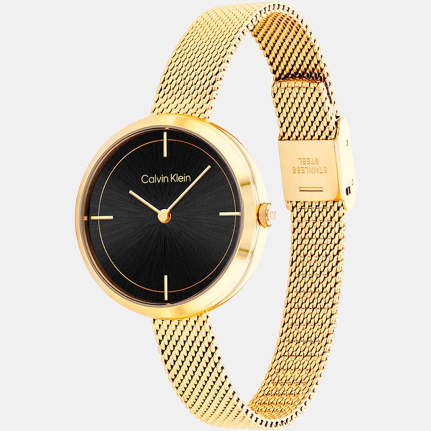 Calvin Klein Ck Iconic Women Quartz Black Dial Analog Stainless Steel Watch 25200186 - view 2