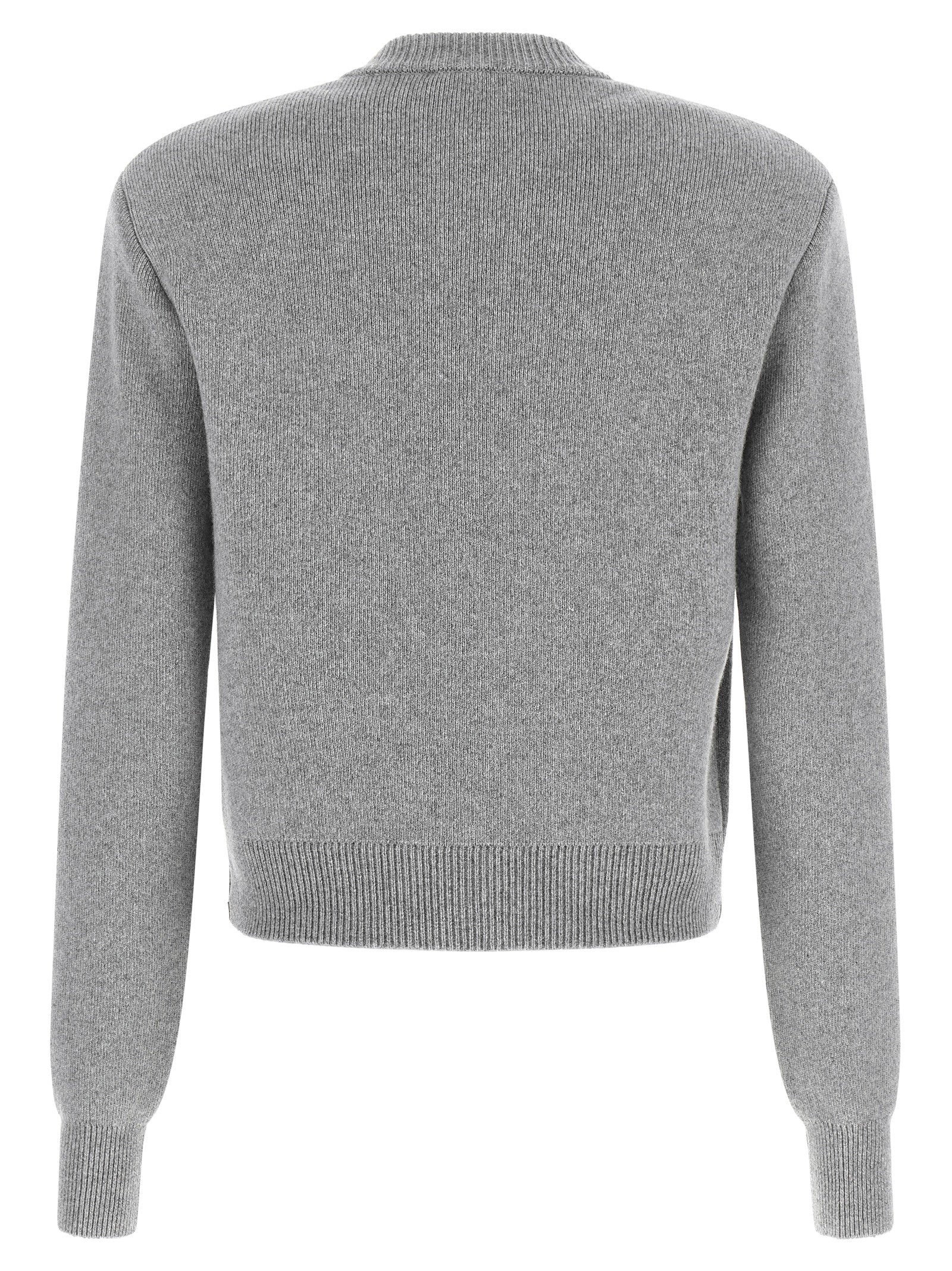Balmain Sculpture Button Crew Neck Cardigan - view 2