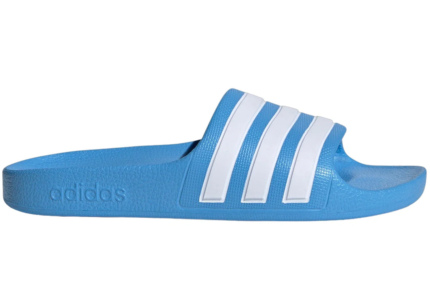Yeezy adidas Adilette Aqua Slides Blue Burst Cloud White (GS)