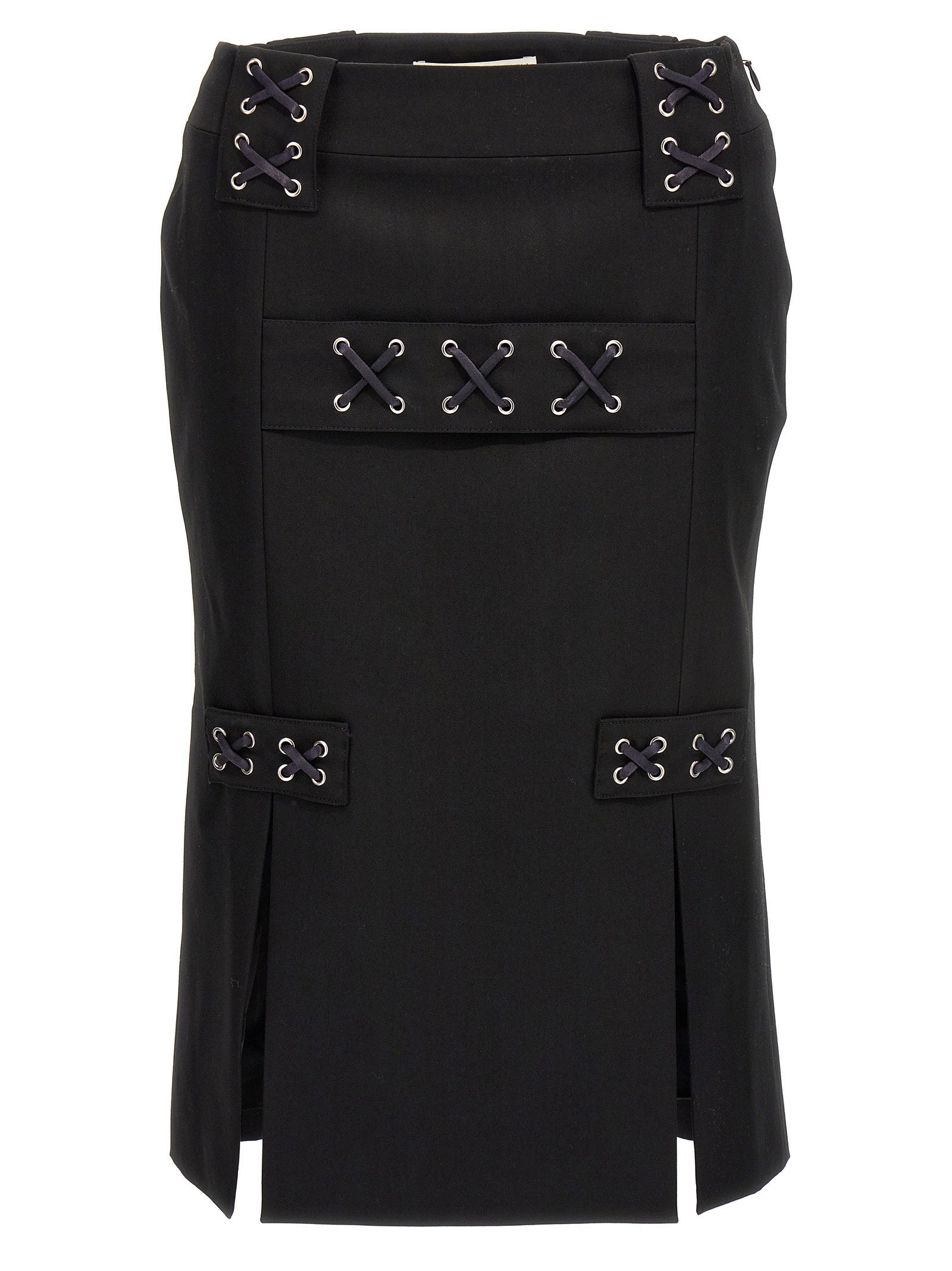 Alessandra Rich Lace-up Skirt – 70% wo 30% ea