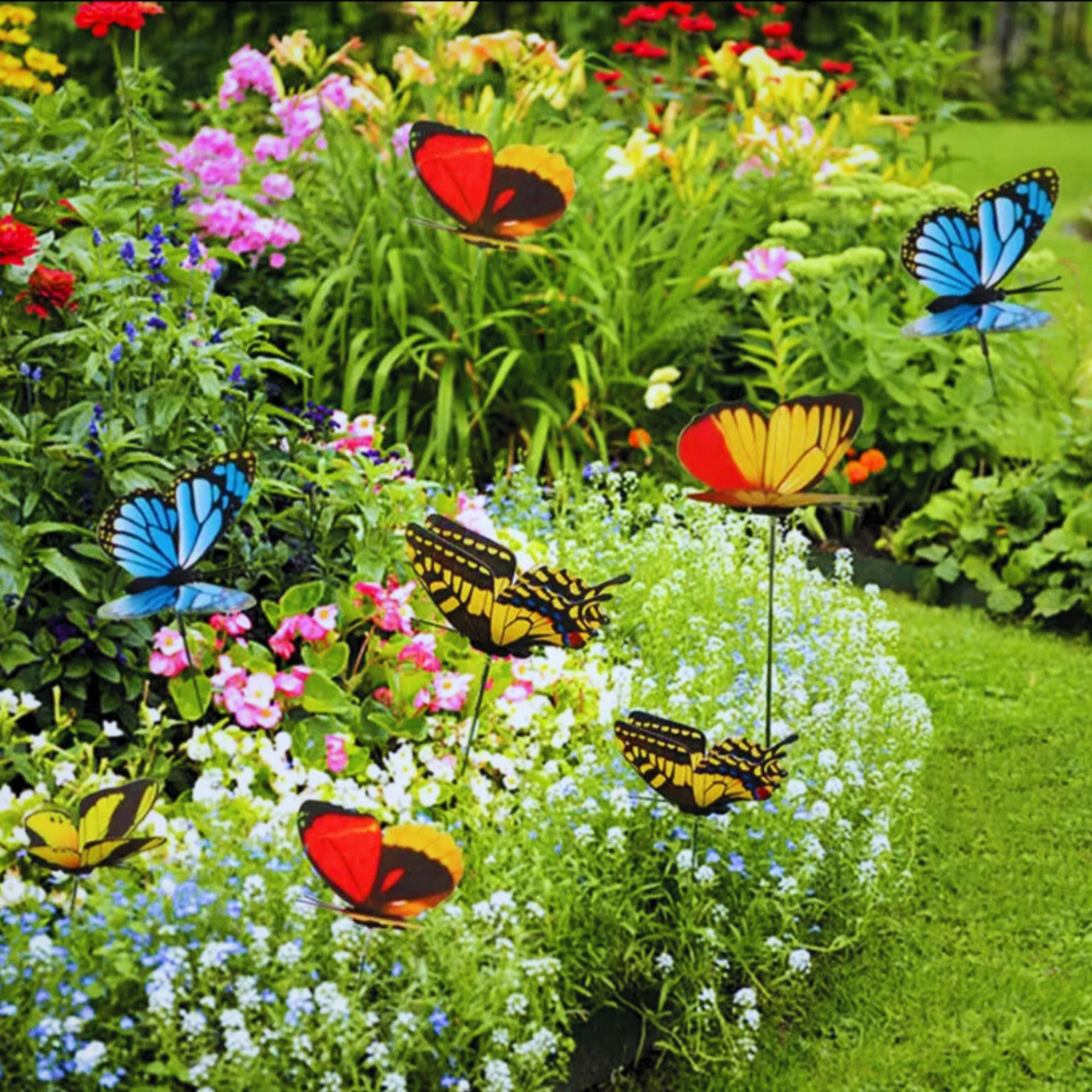 Seed2Plant Butterfly Garden Decorative Stakes - view 2