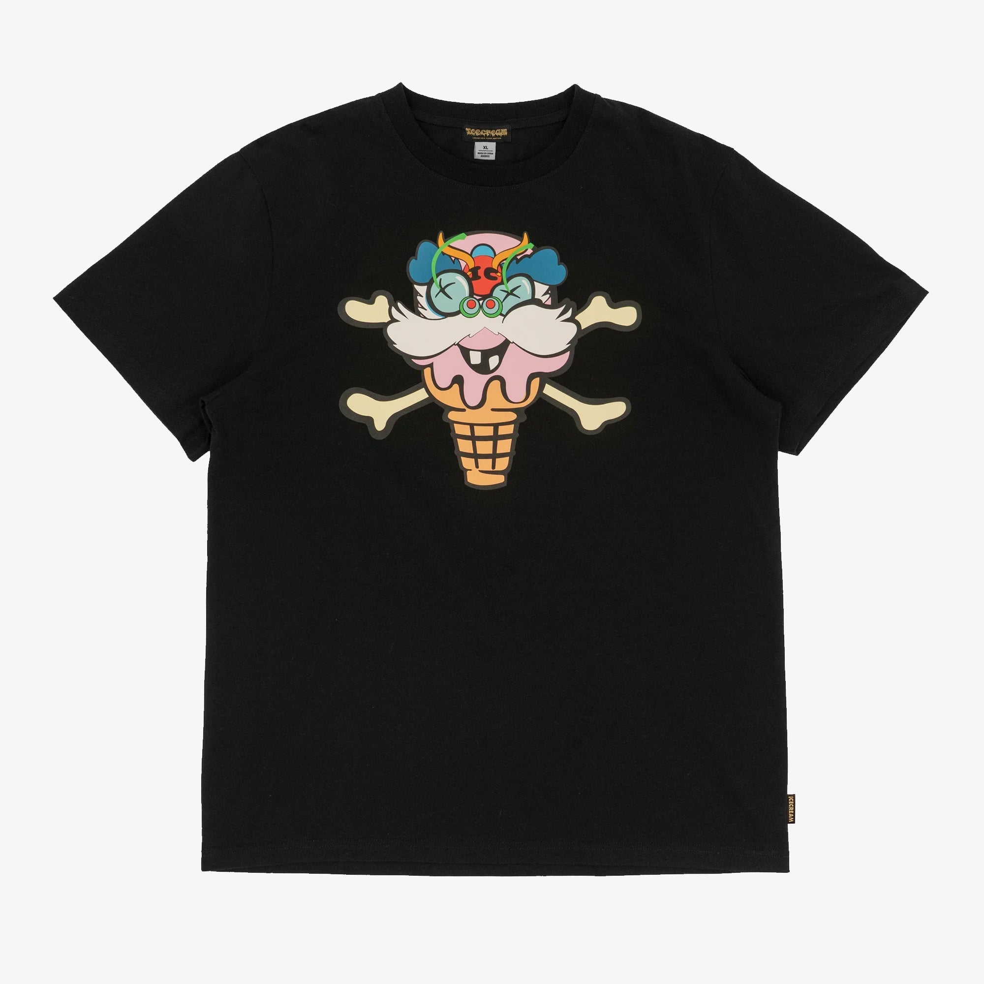 Icecream | LION DANCE T-SHIRT { BLACK - view 4