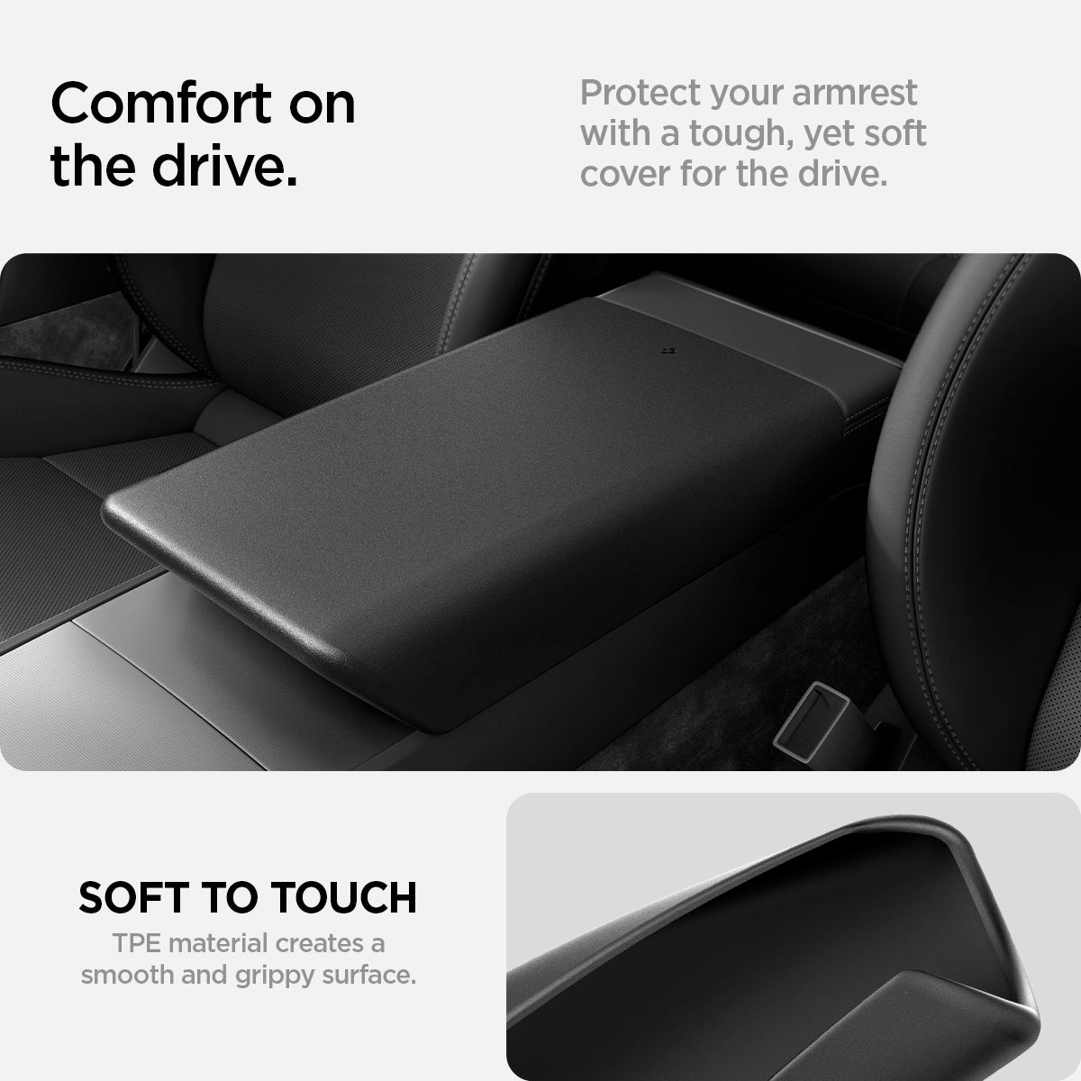 Accessories Tesla Model 3 Highland - Armrest Cover | TO240H - view 6