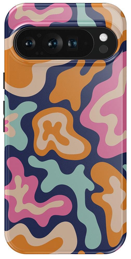 Casetry Midnight Color Splash | Abstract Retro Google Pixel Case - view 15