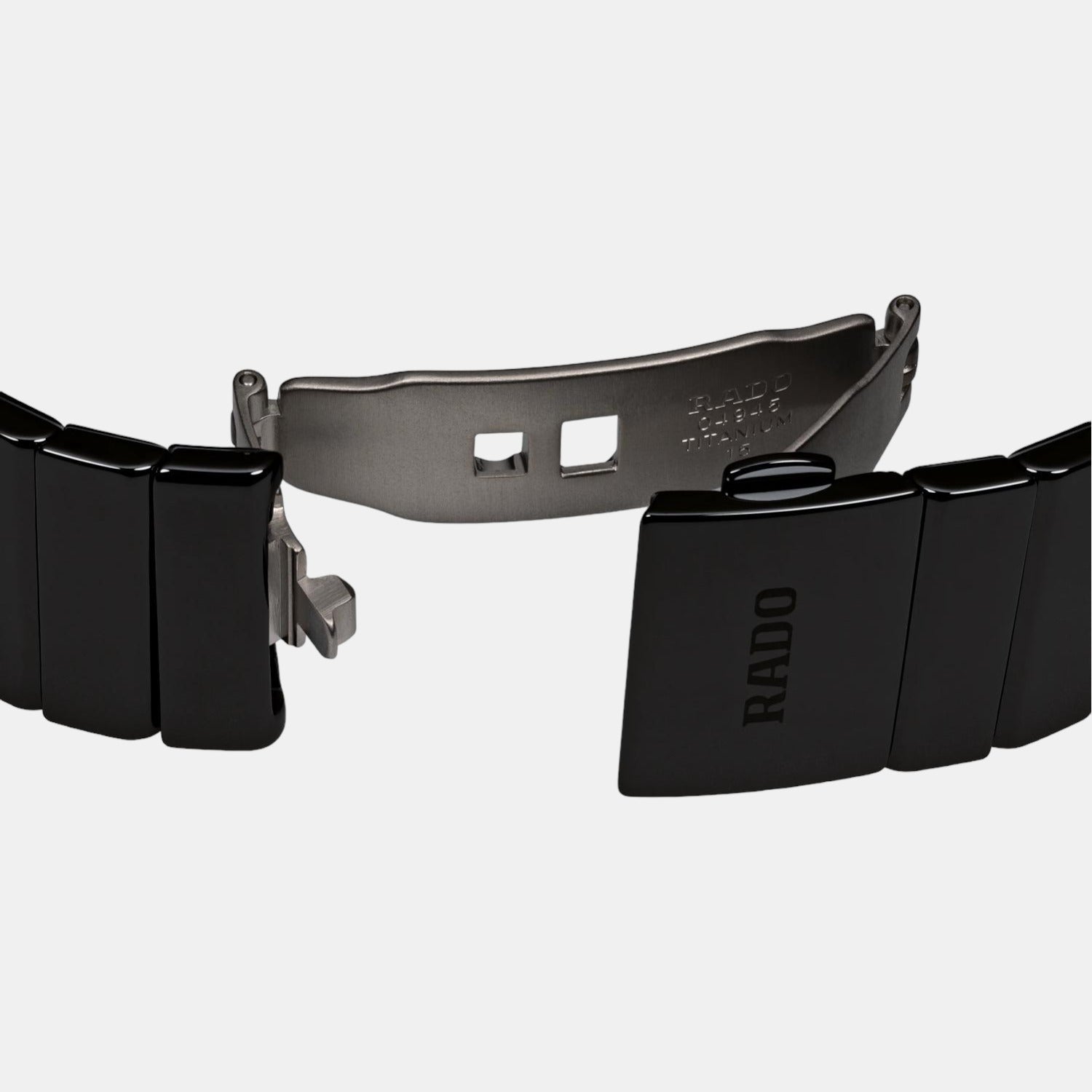 Rado Ceramica Men Quartz Black Dial Analog Stainless Steel Watch R21700722 - view 4