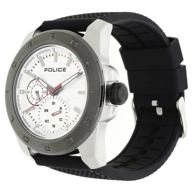 Police Urban White Dial & Silver
