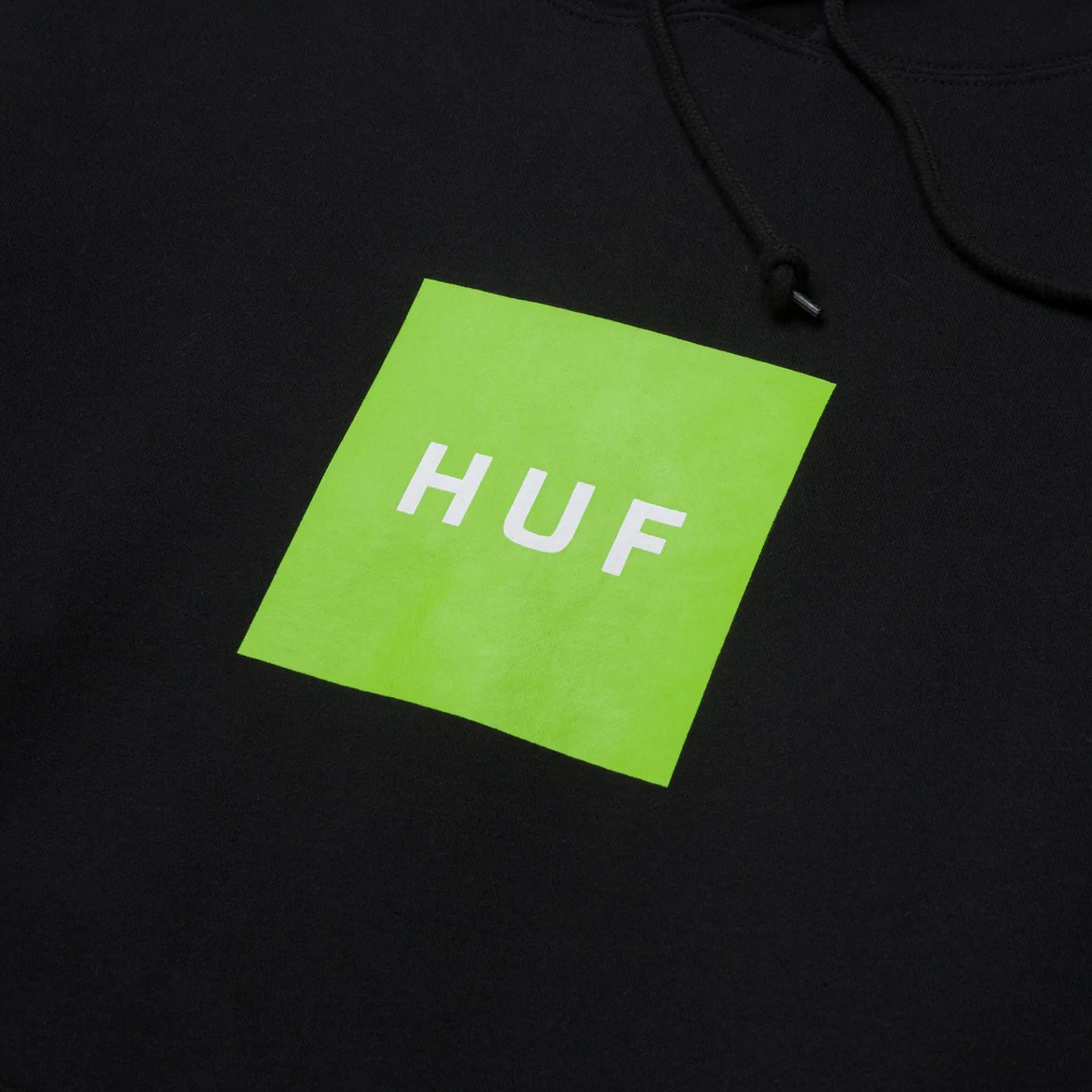 Huf | Essentials Box Logo Hoodie { Black