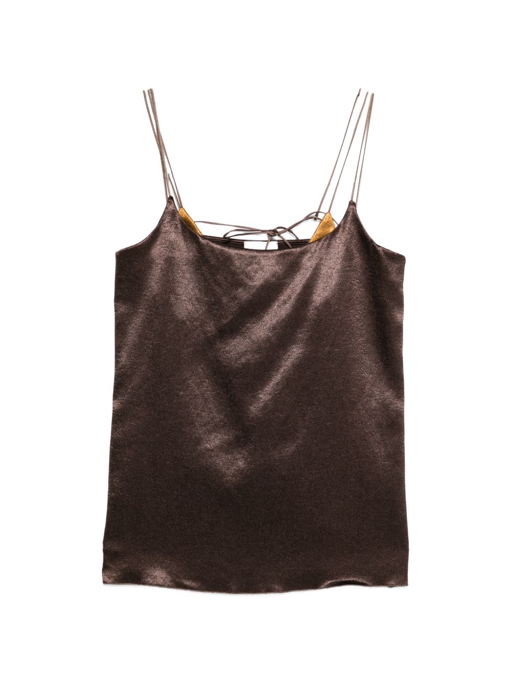 Alysi t-shirts – Alysi Satin top – 100% POLYESTER