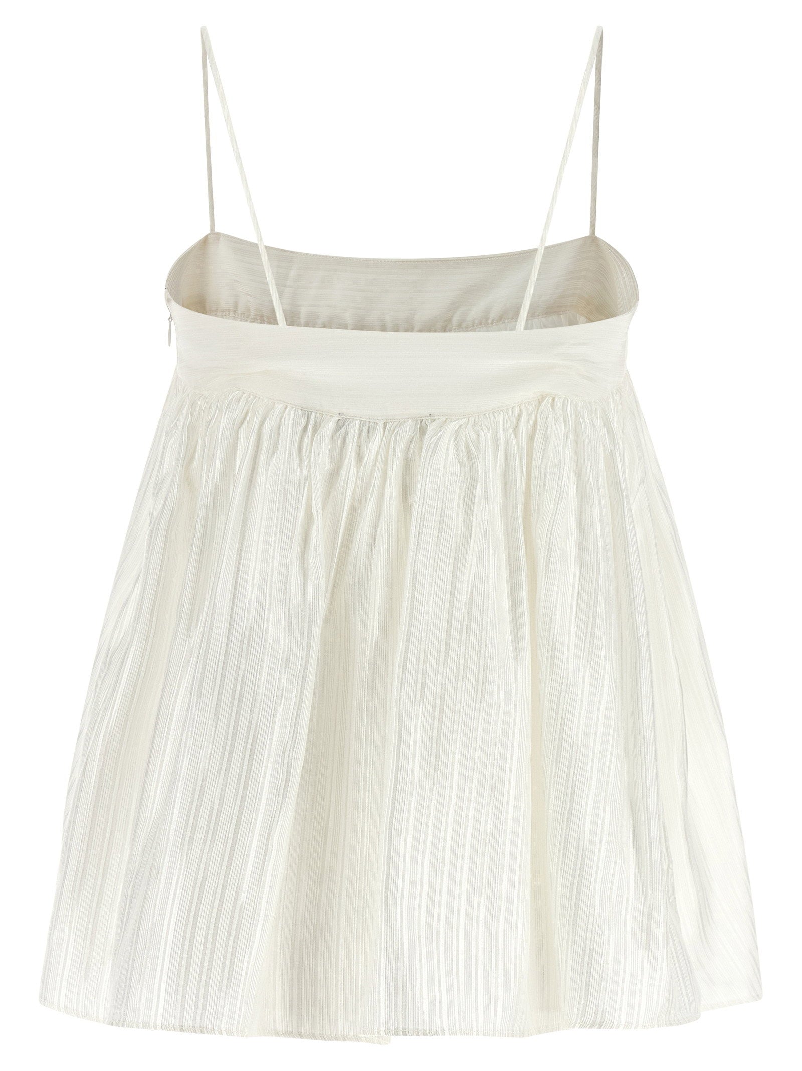 Rotate Birger Christensen Striped Viscose Top - view 2