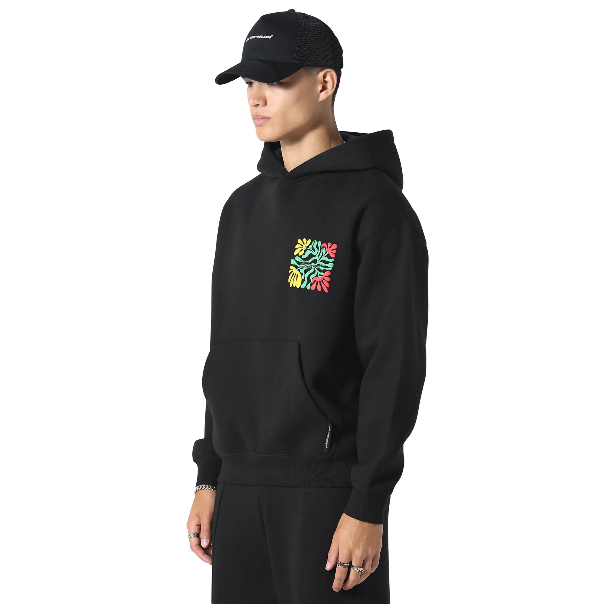 Irasuto Studios Zen Forest Black Hoodie - view 3