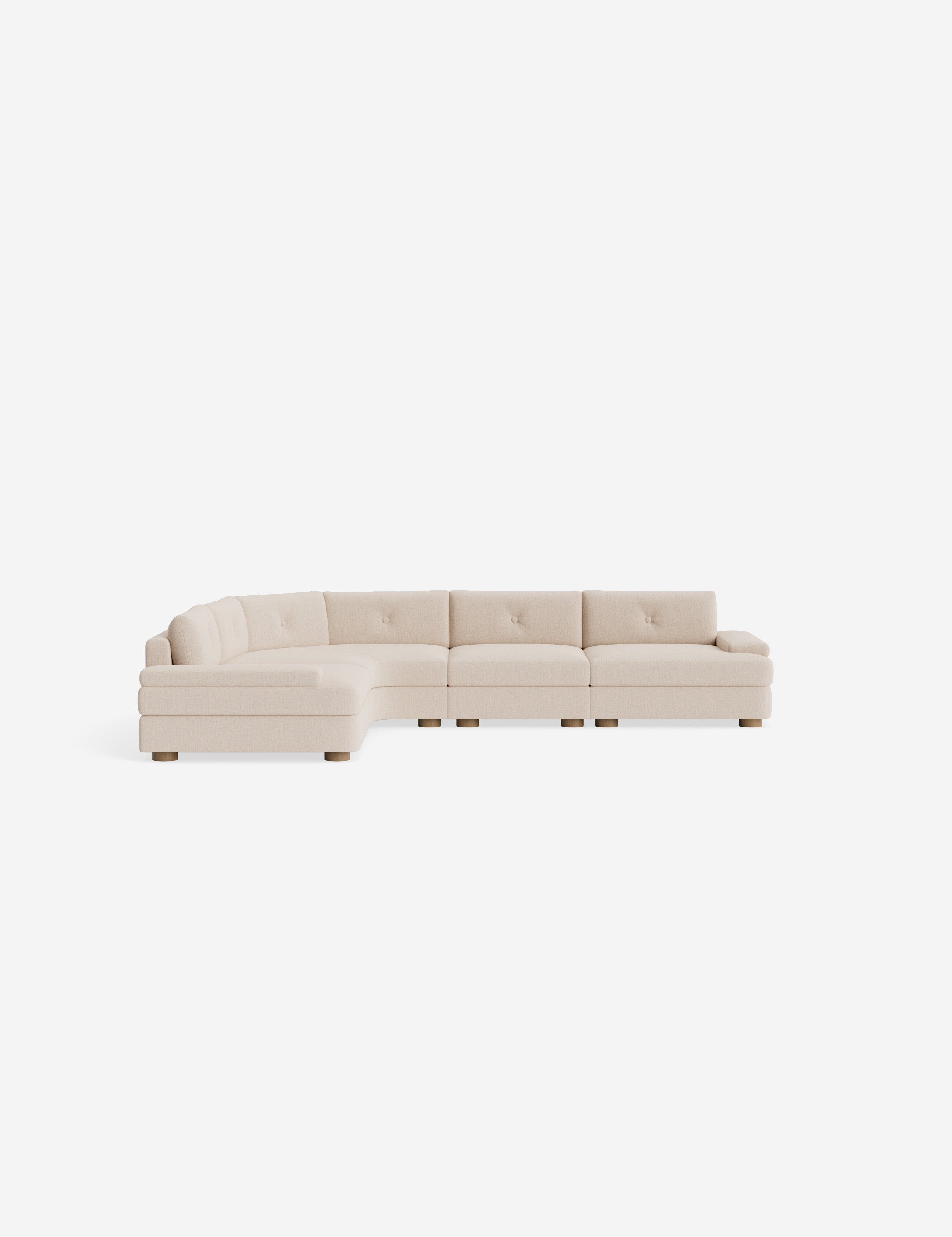 Lulu and Georgia Hill Modular Chaise Sectional Sofa - view 2